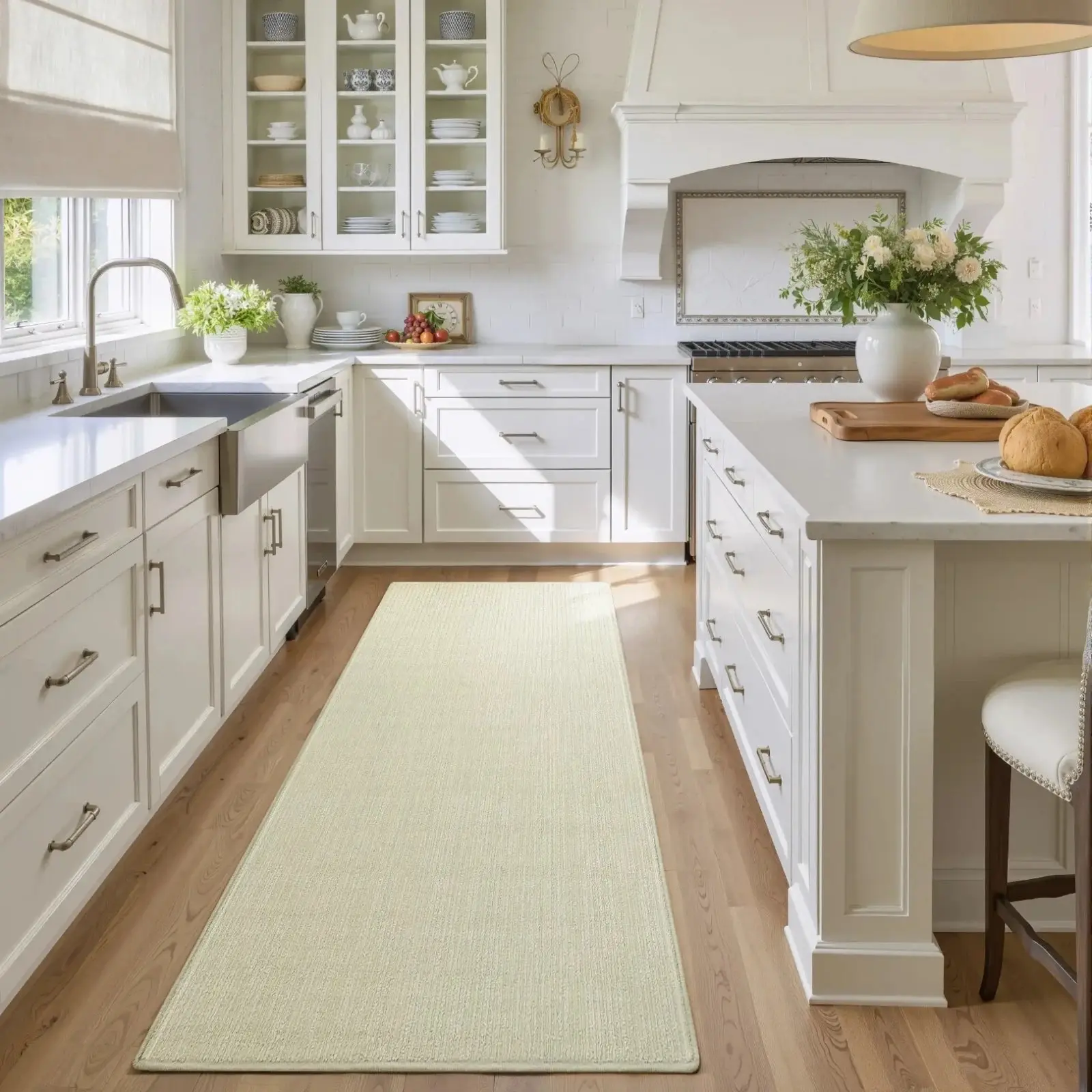 Addison Neutral Textured Wool Rug - Image 15