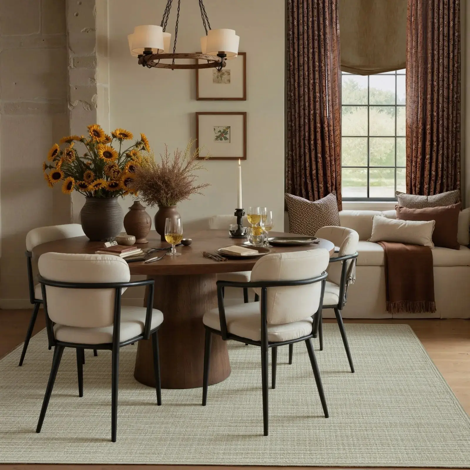 Addison Neutral Textured Wool Rug - Image 7