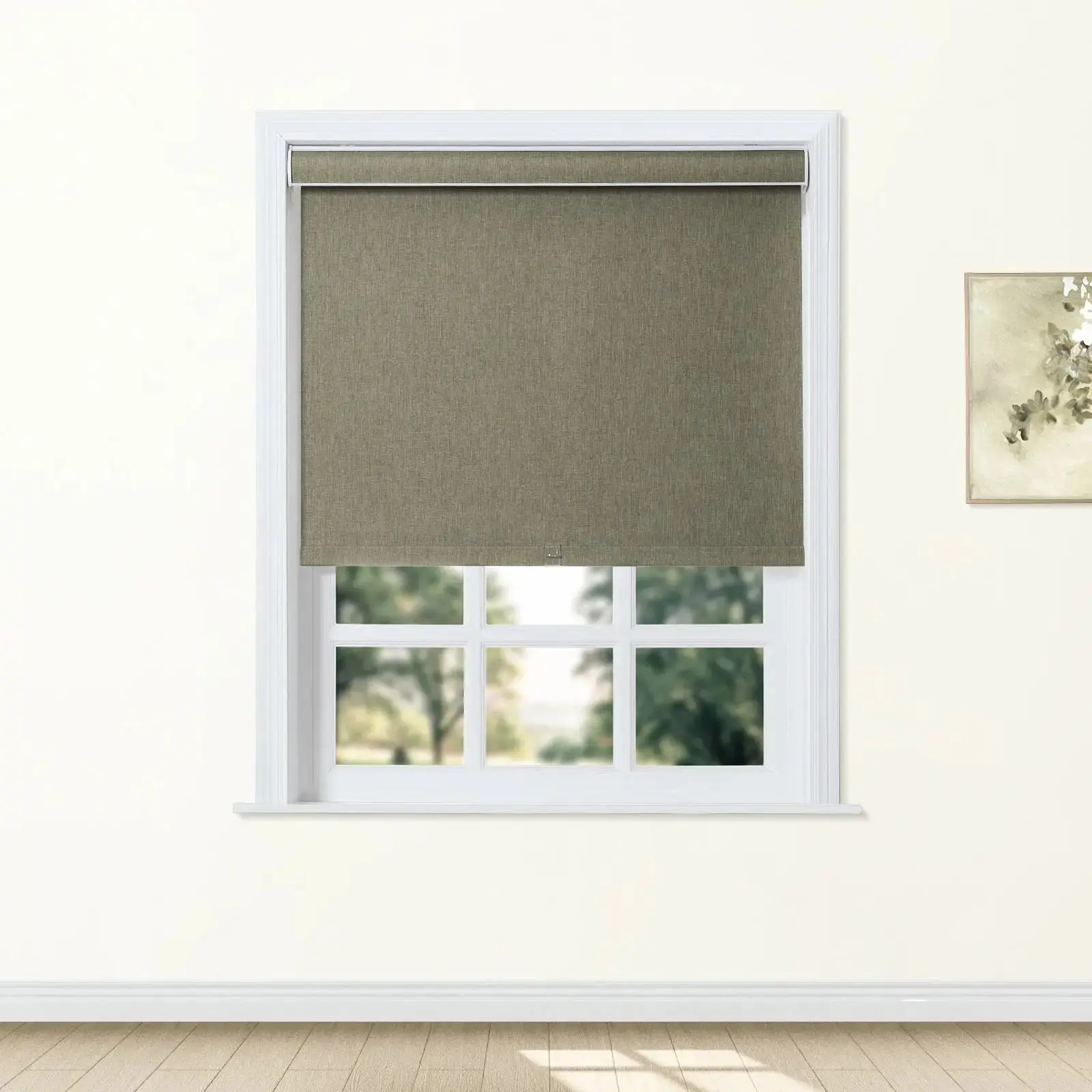Alvin Motorized Blackout Boutique Roller Shade - Image 11