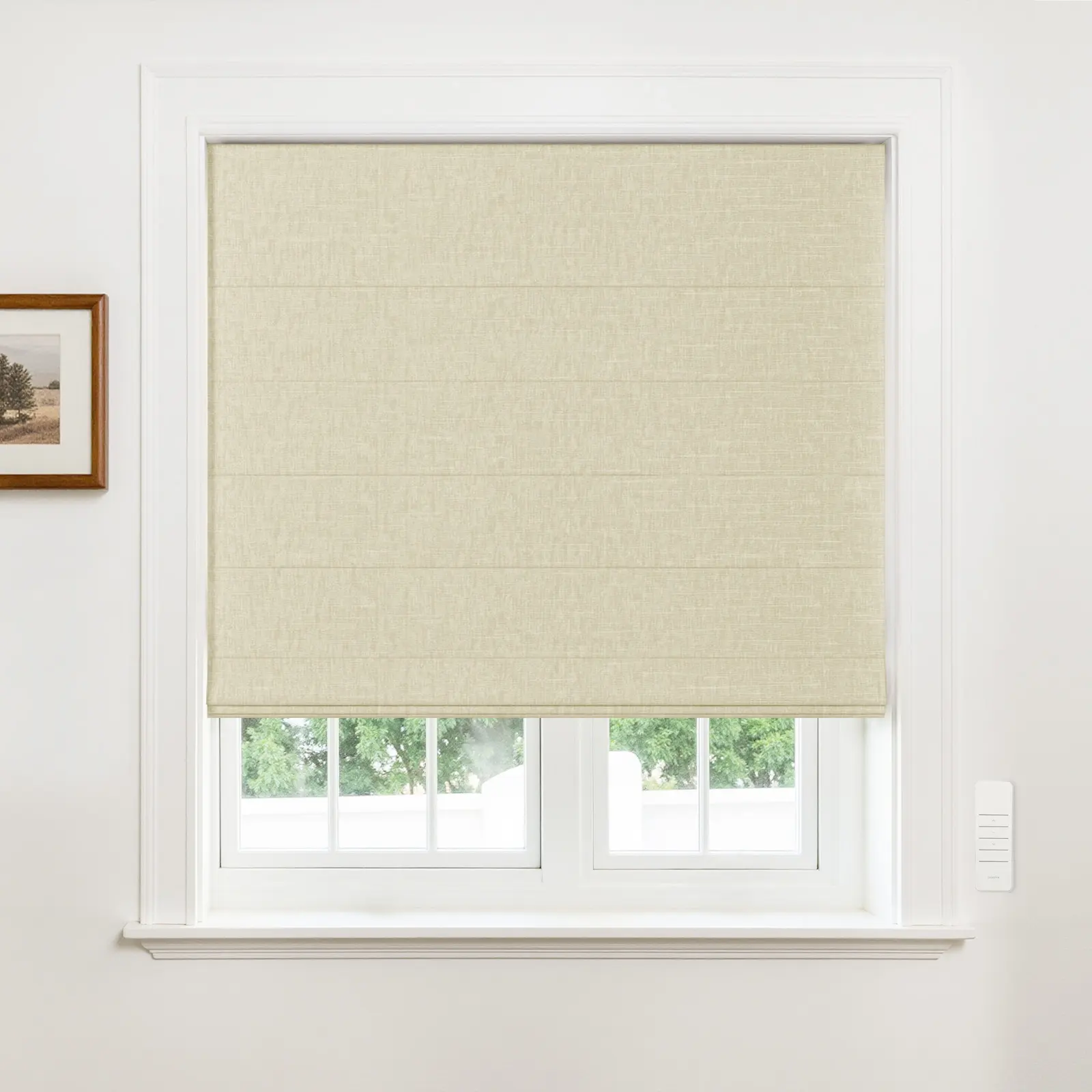 Alvin Motorized Blackout Boutique Roman Shade - Image 12