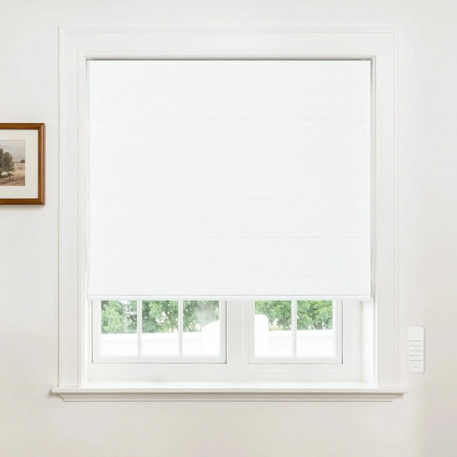 Alvin Motorized Blackout Boutique Roman Shade - Image 16