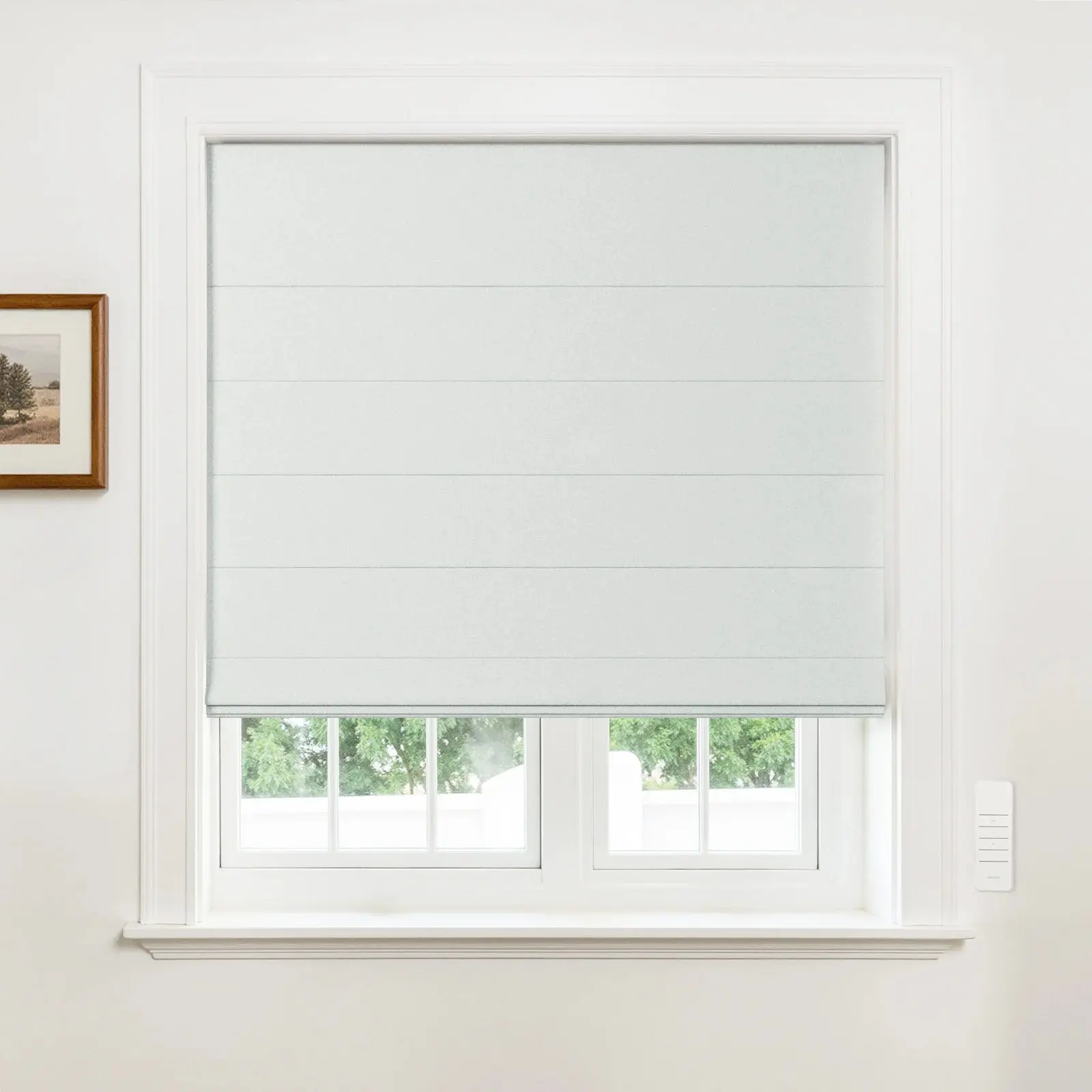 Alvin Motorized Blackout Boutique Roman Shade - Image 19