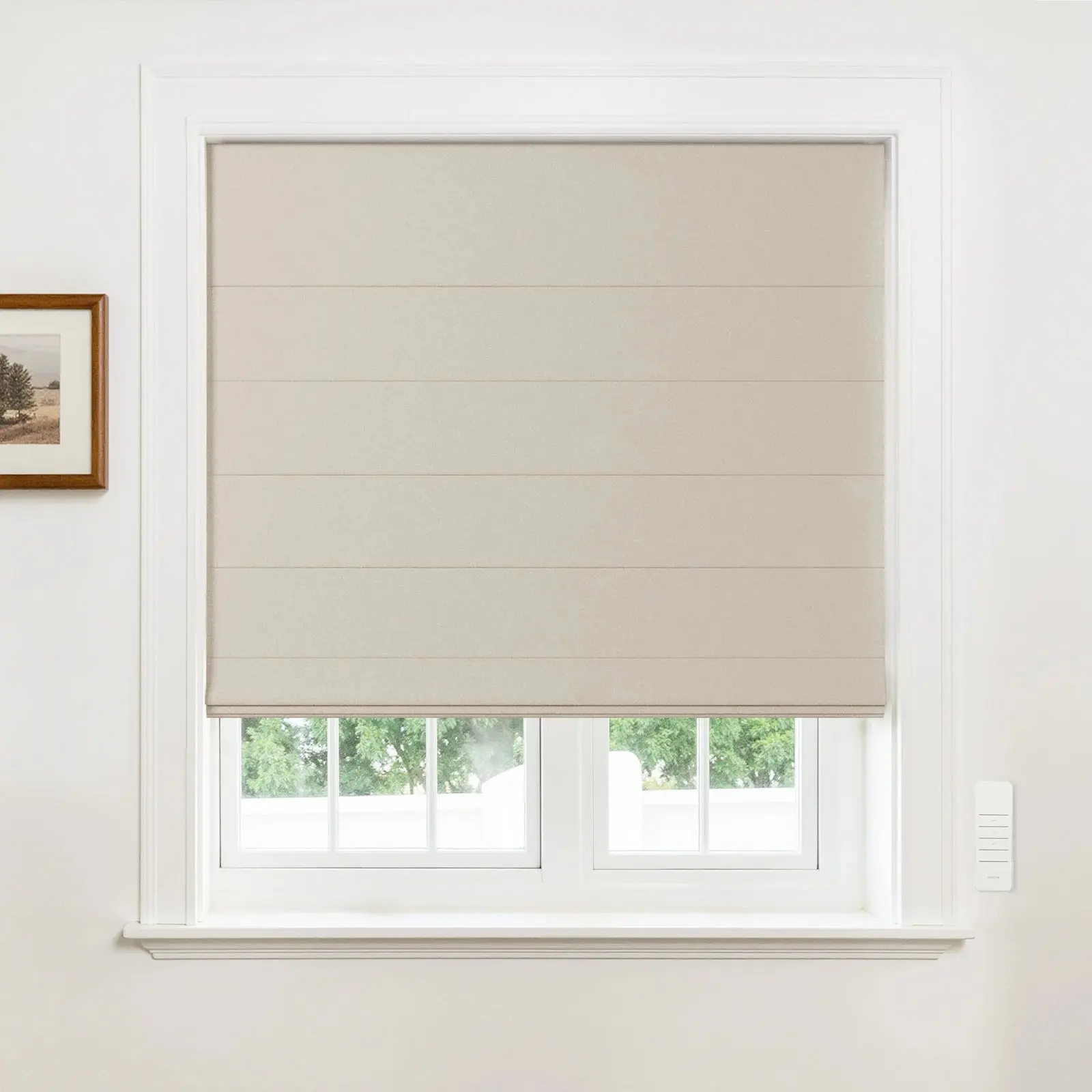 Alvin Motorized Blackout Boutique Roman Shade - Image 22