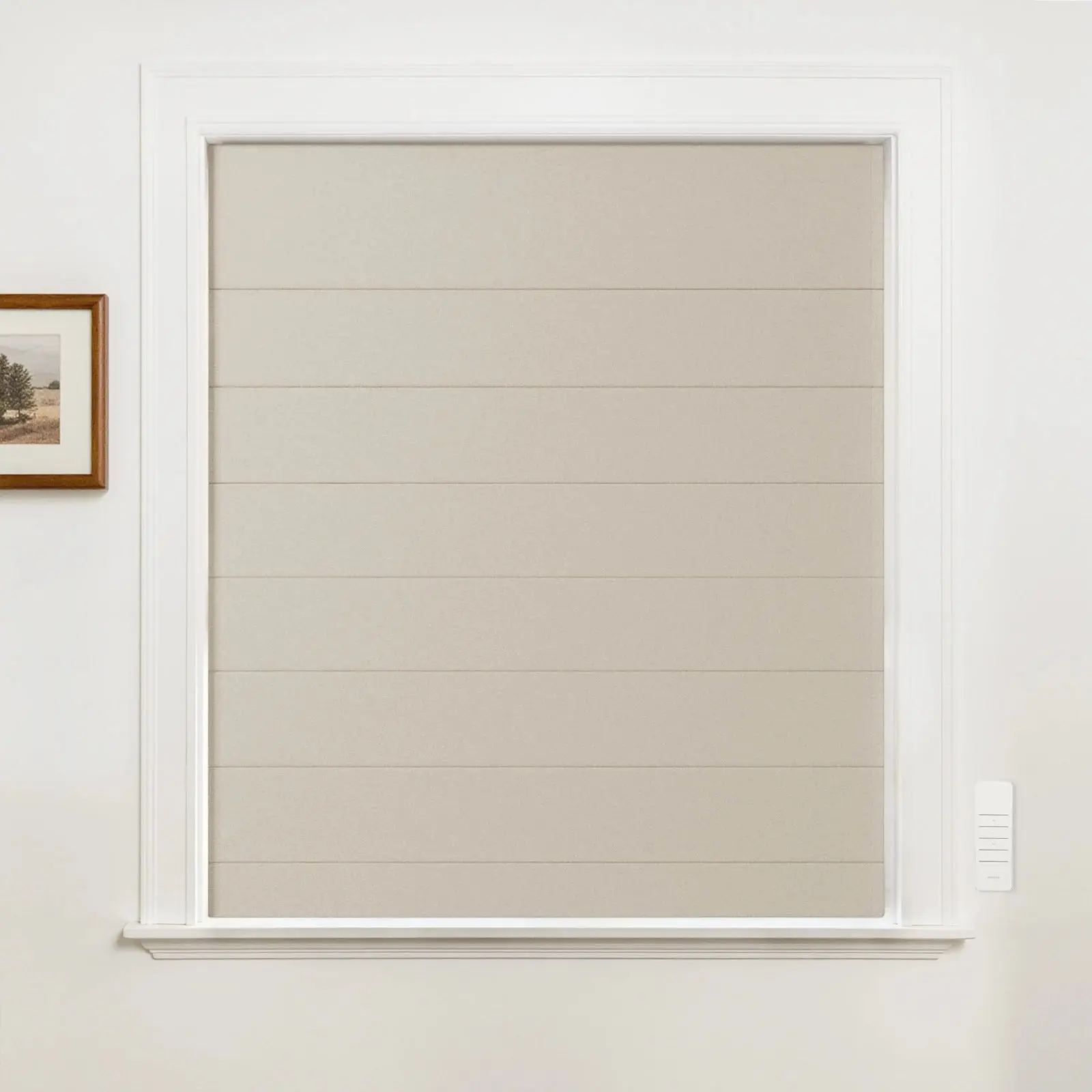 Alvin Motorized Blackout Boutique Roman Shade - Image 23