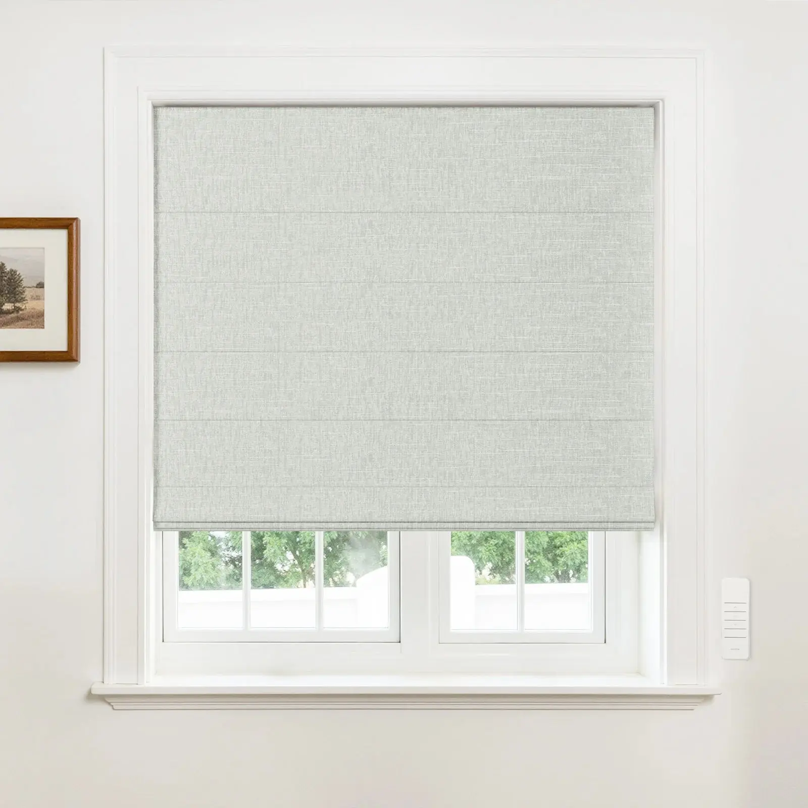 Alvin Motorized Blackout Boutique Roman Shade - Image 26