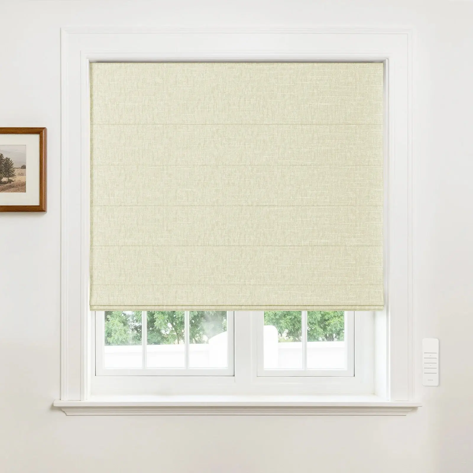 Alvin Motorized Blackout Boutique Roman Shade - Image 32