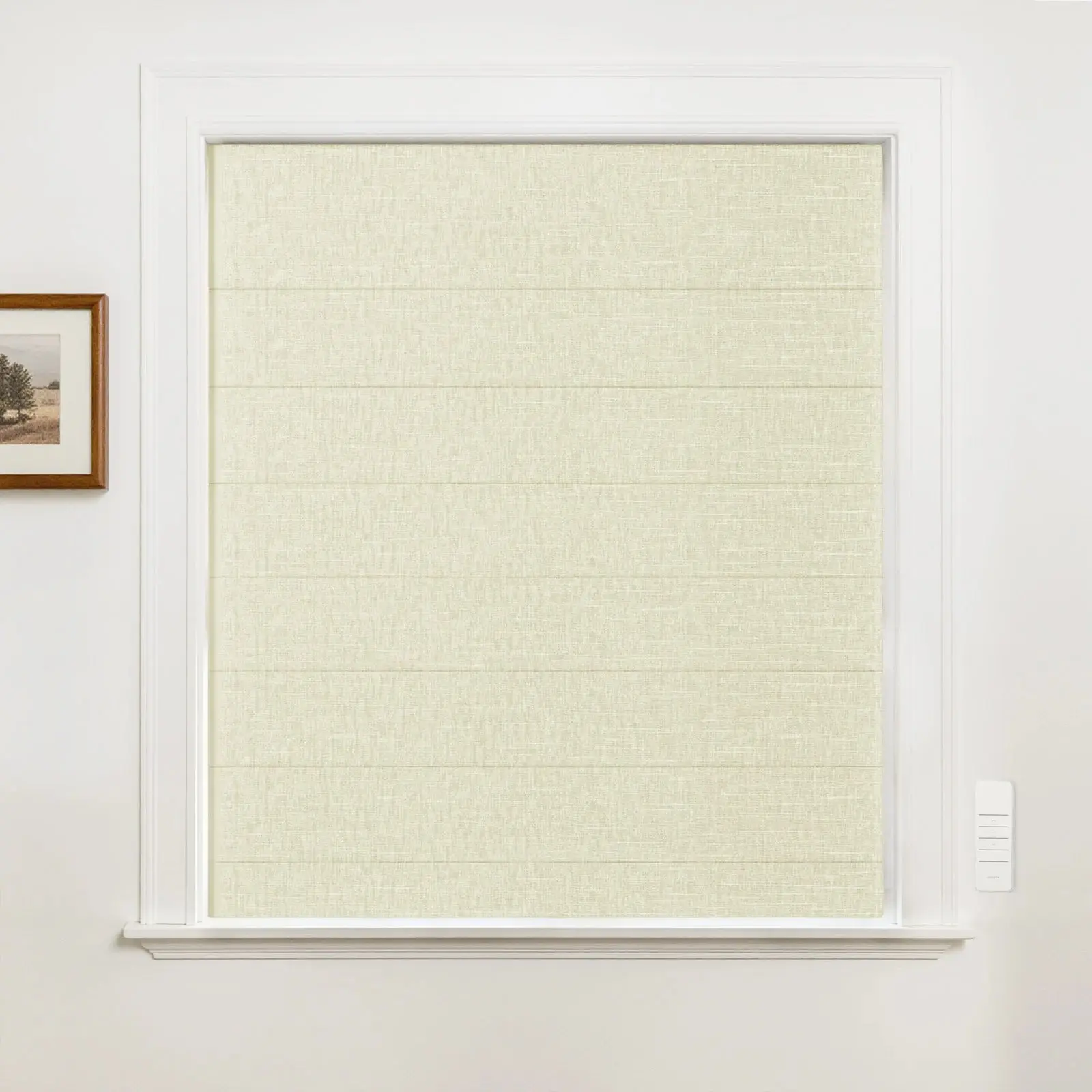 Alvin Motorized Blackout Boutique Roman Shade - Image 33