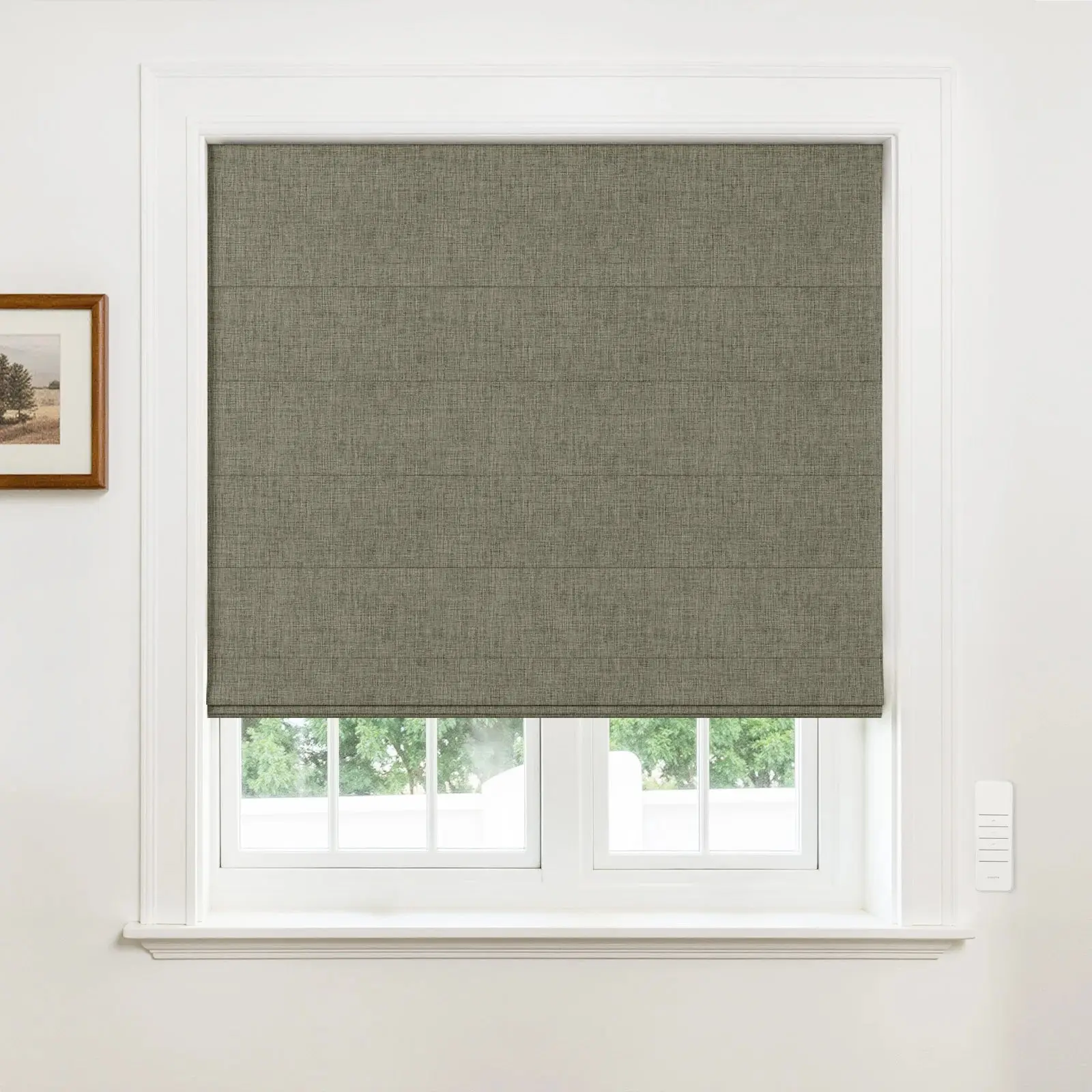 Alvin Motorized Blackout Boutique Roman Shade - Image 40