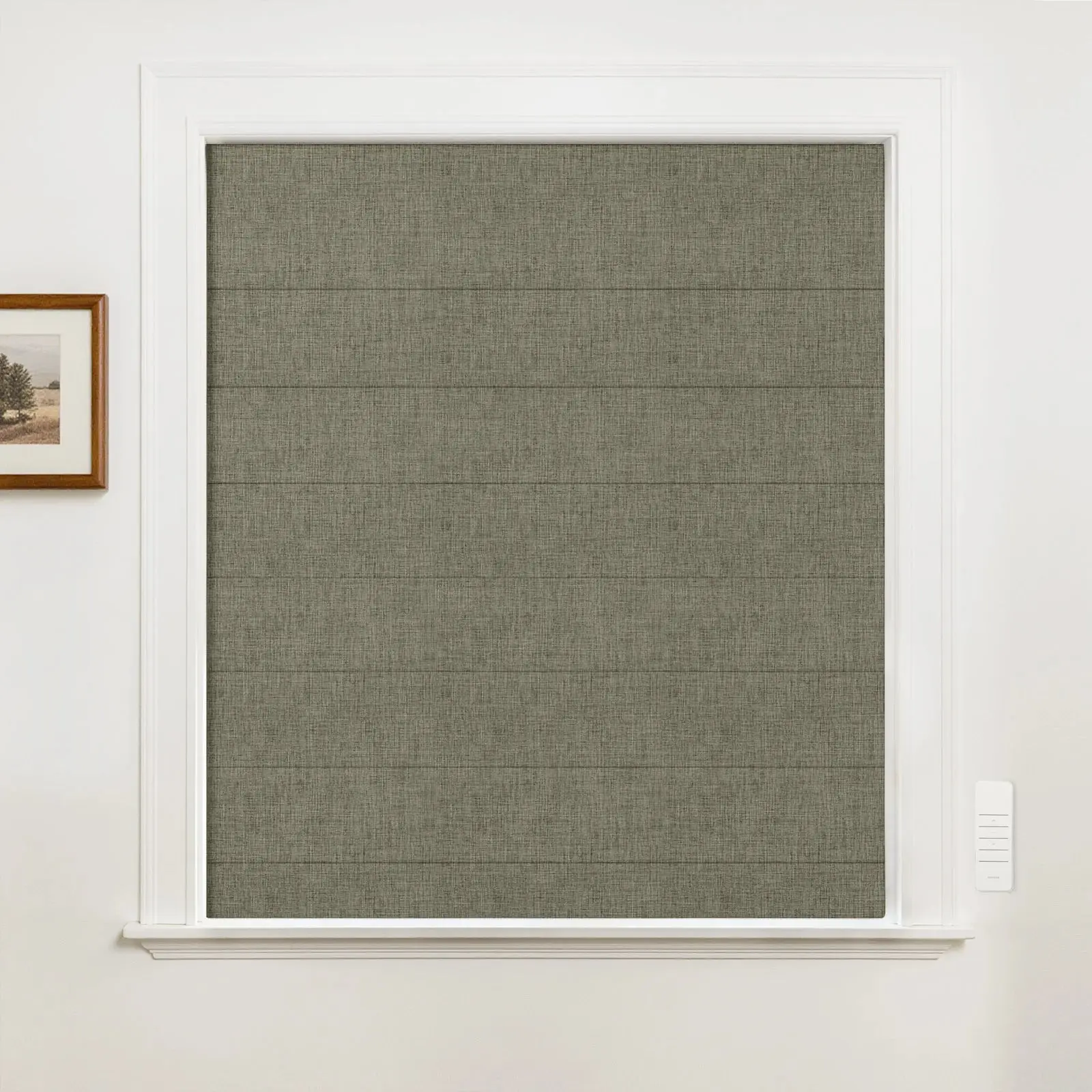 Alvin Motorized Blackout Boutique Roman Shade - Image 41