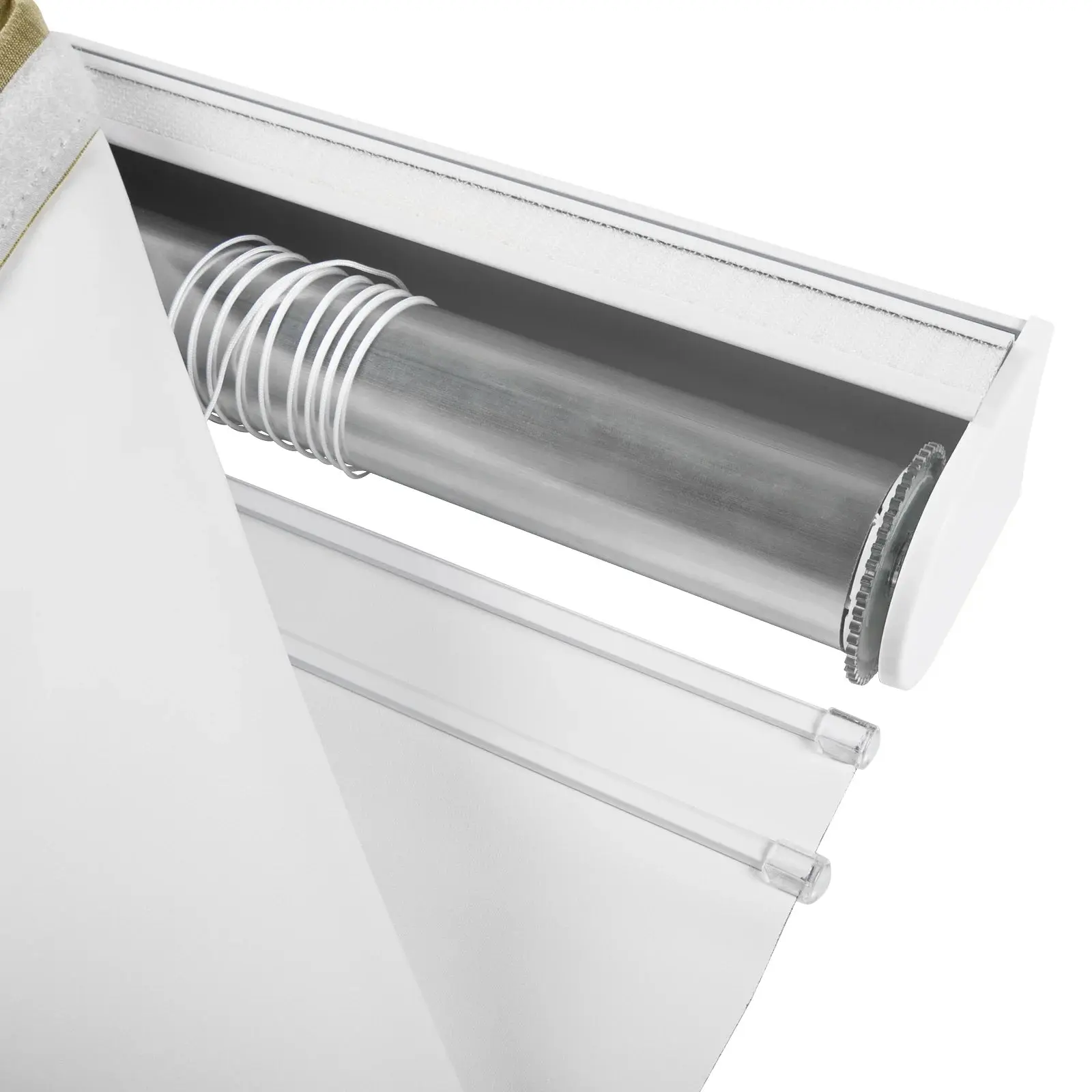 Alvin Motorized Blackout Boutique Roman Shade - Image 67