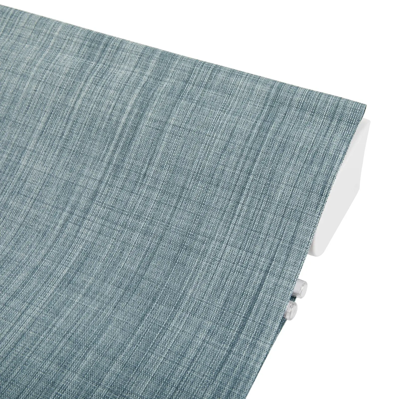 Alvin Motorized Linen Light Filtering Roman Shade - Image 7