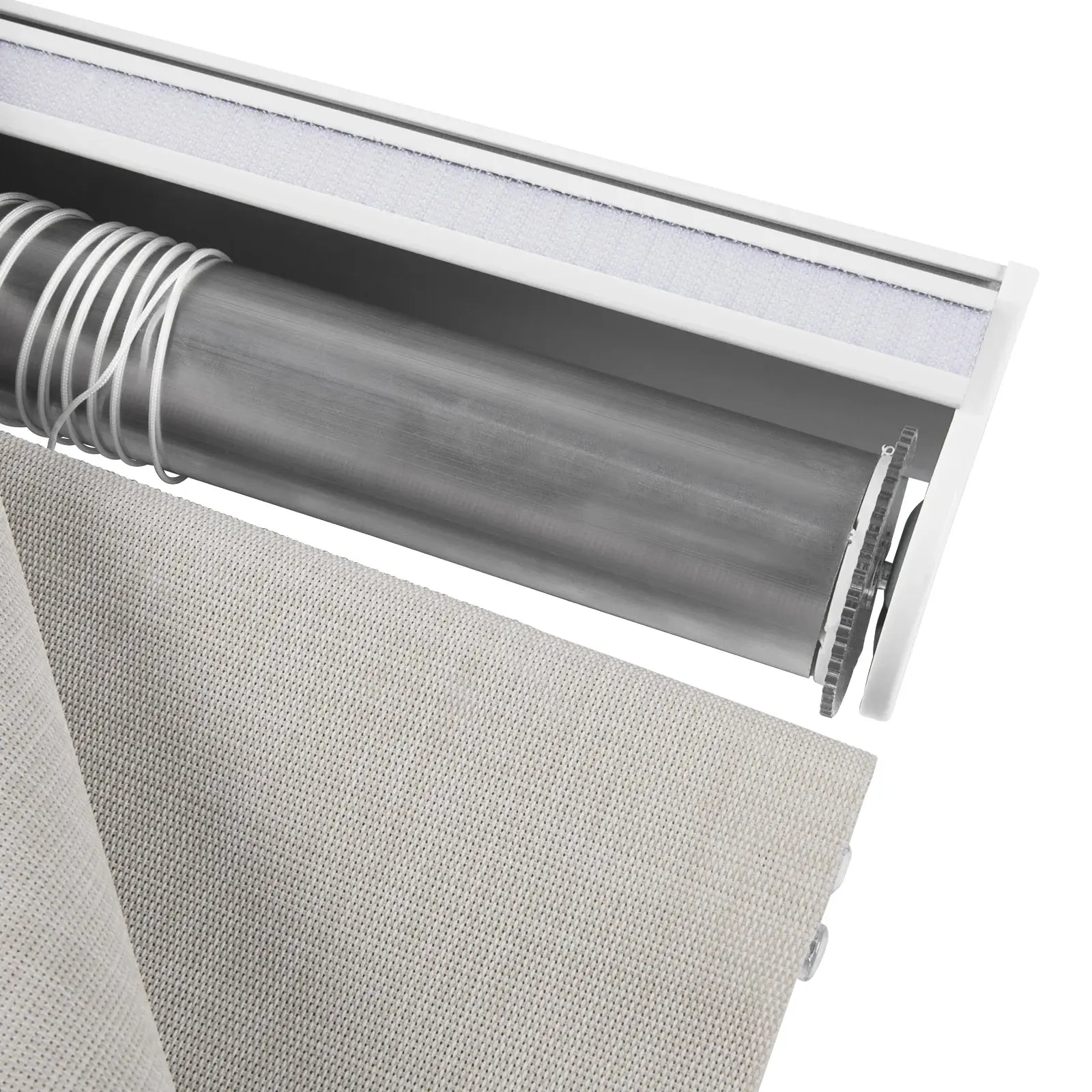Alvin Motorized Sheer Light Filtering Roman Shade - Image 76