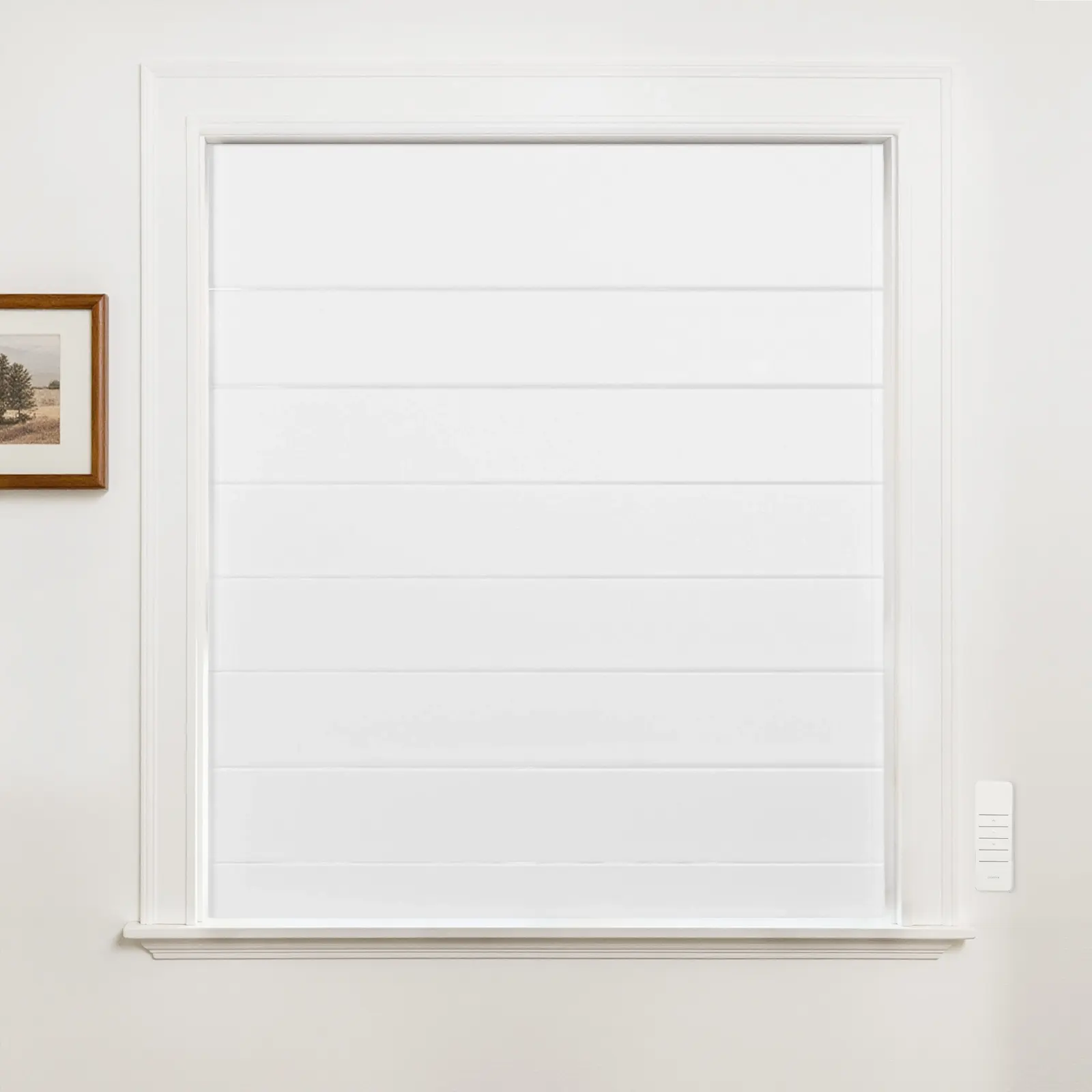 Alvin Motorized Waterproof Blackout Roman Shade - Image 11