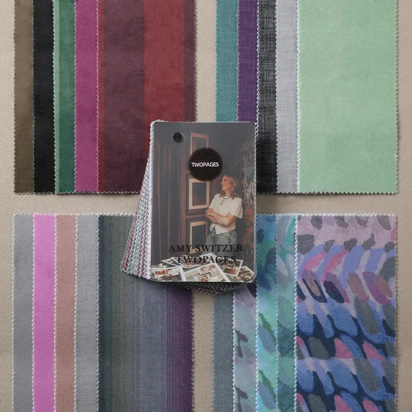 Amy Switzer Print Velvet Booklet 20 Colors - Image 2