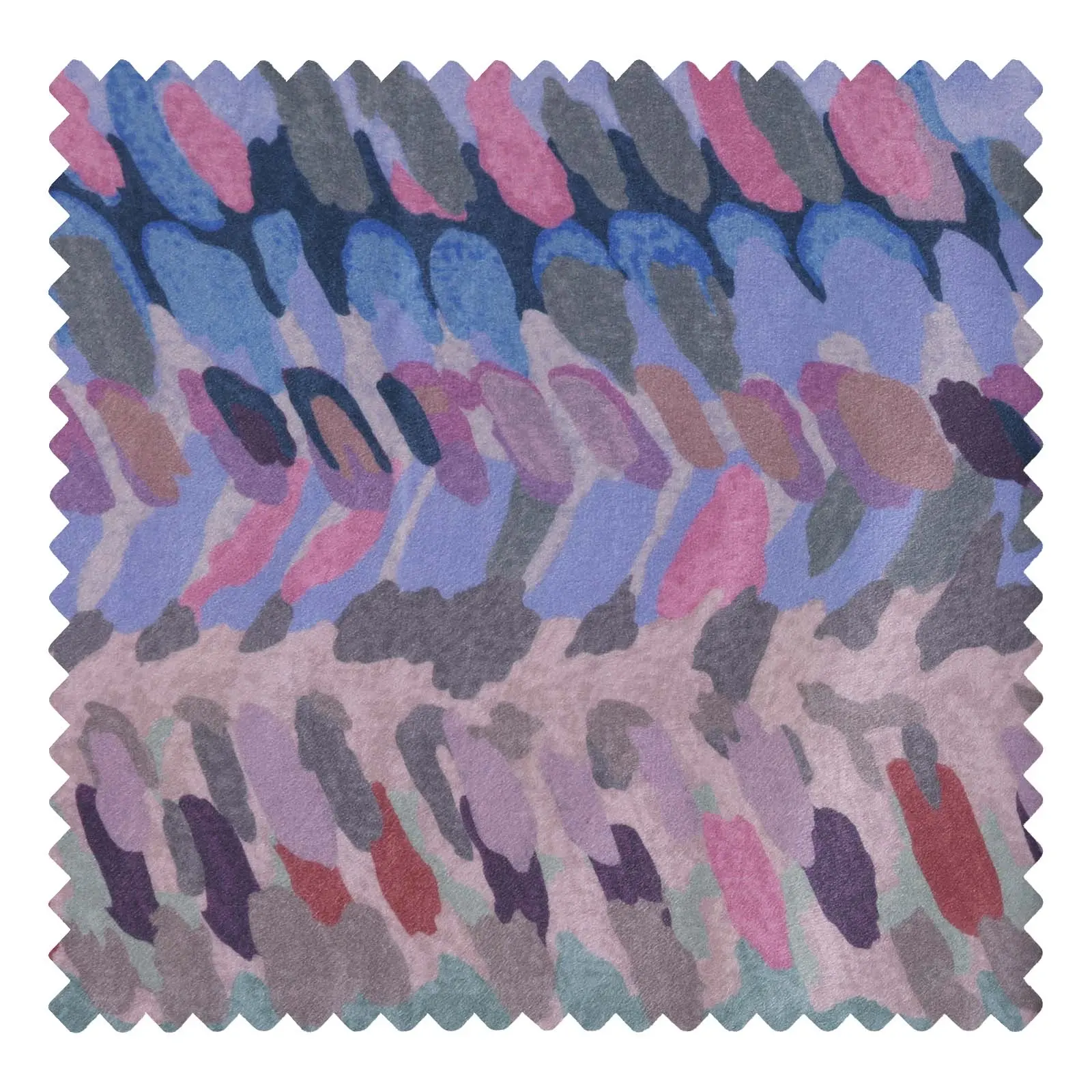 Amy Switzer Printed Velvet Pleated Drapery - Image 10