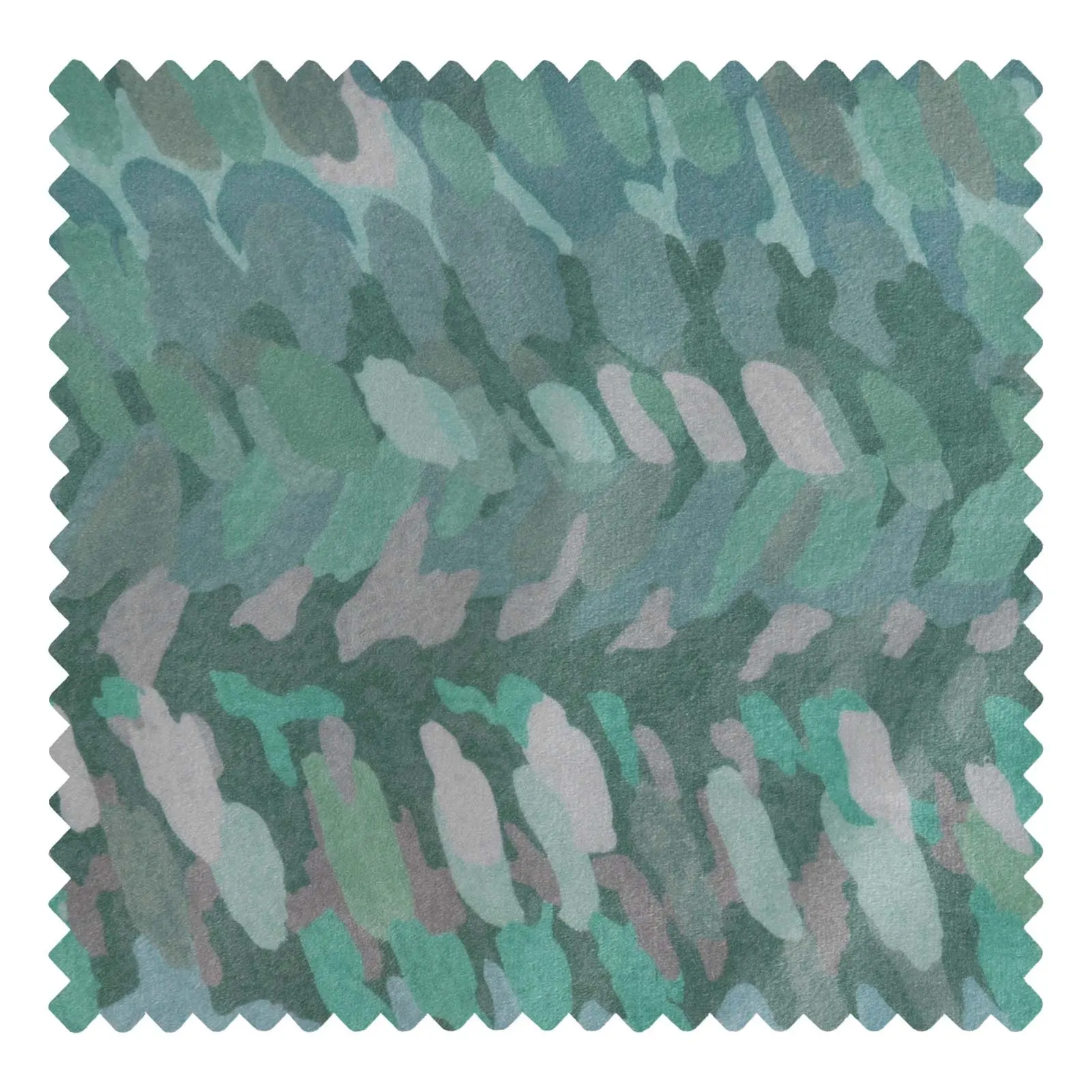 Amy Switzer Printed Velvet Pleated Drapery - Image 11