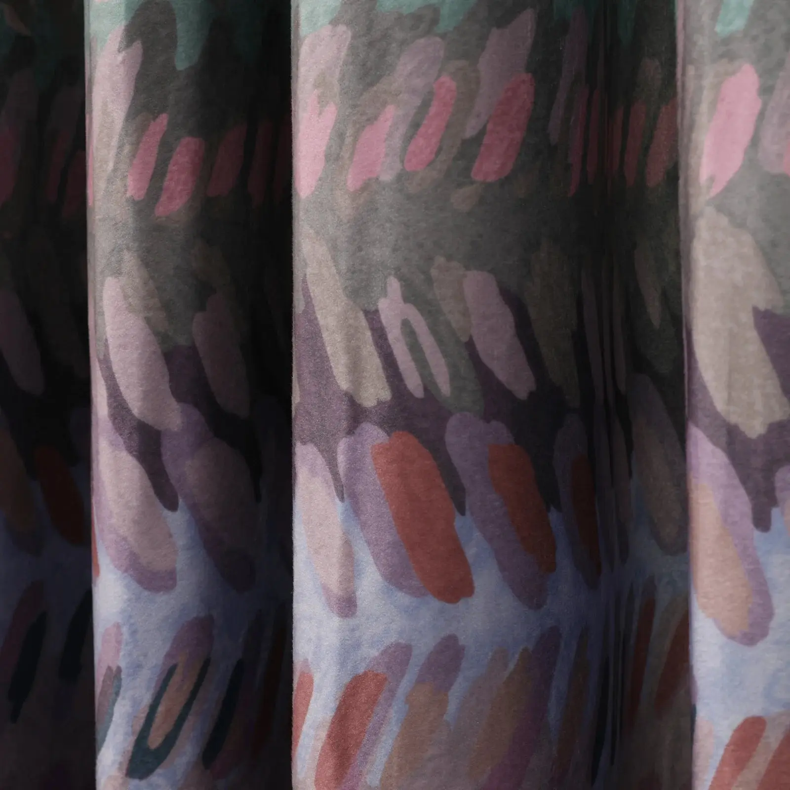 Amy Switzer Printed Velvet Pleated Drapery - Image 33
