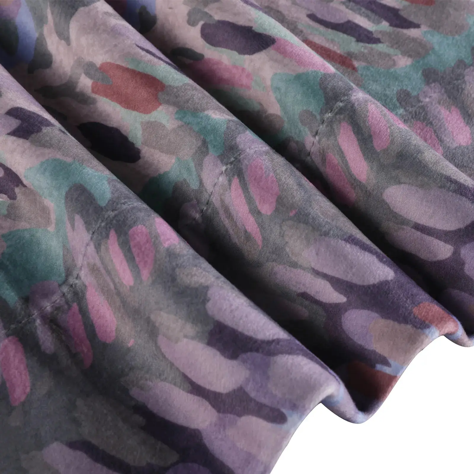 Amy Switzer Printed Velvet Pleated Drapery - Image 34