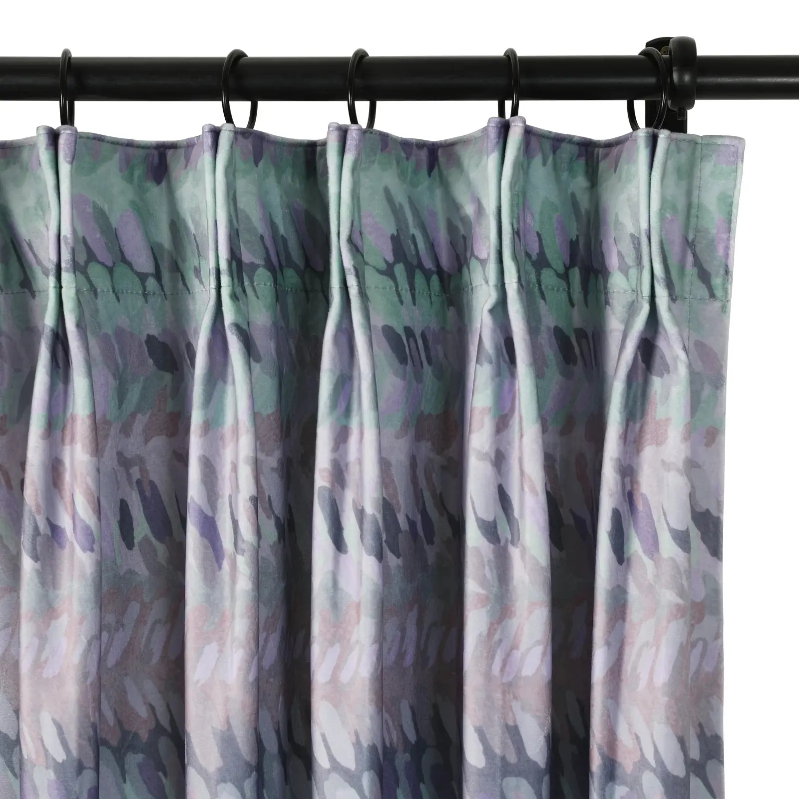Amy Switzer Printed Velvet Pleated Drapery - Image 35