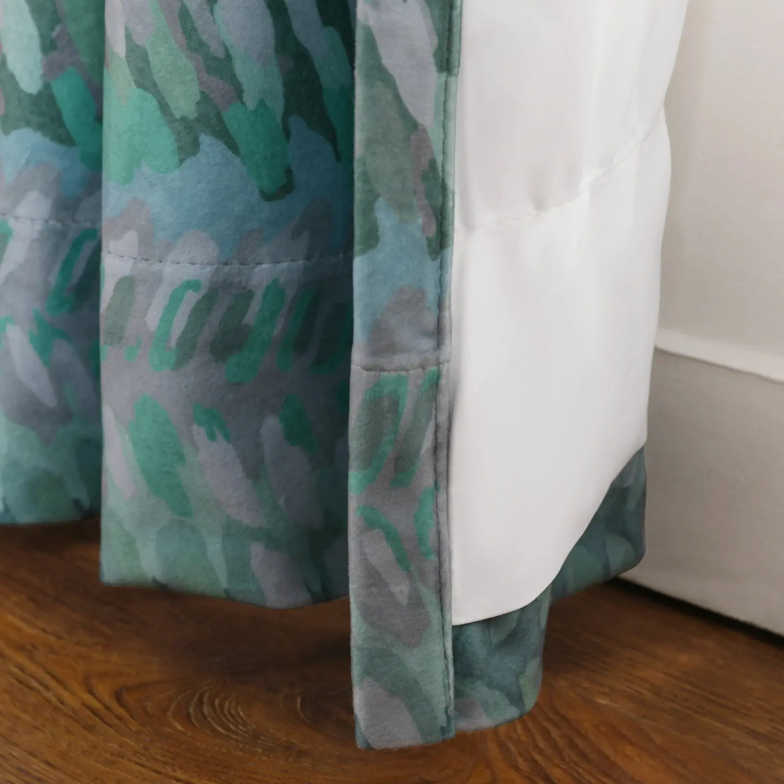 Amy Switzer Printed Velvet Pleated Drapery - Image 44