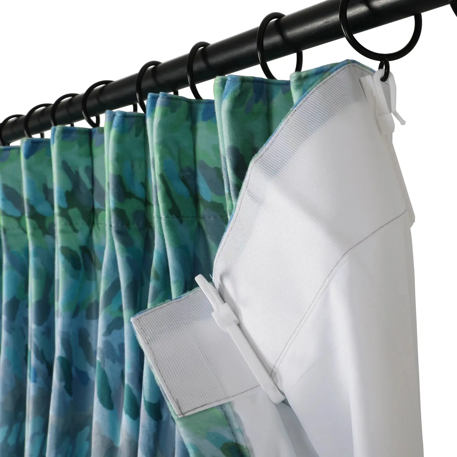 Amy Switzer Printed Velvet Pleated Drapery - Image 48