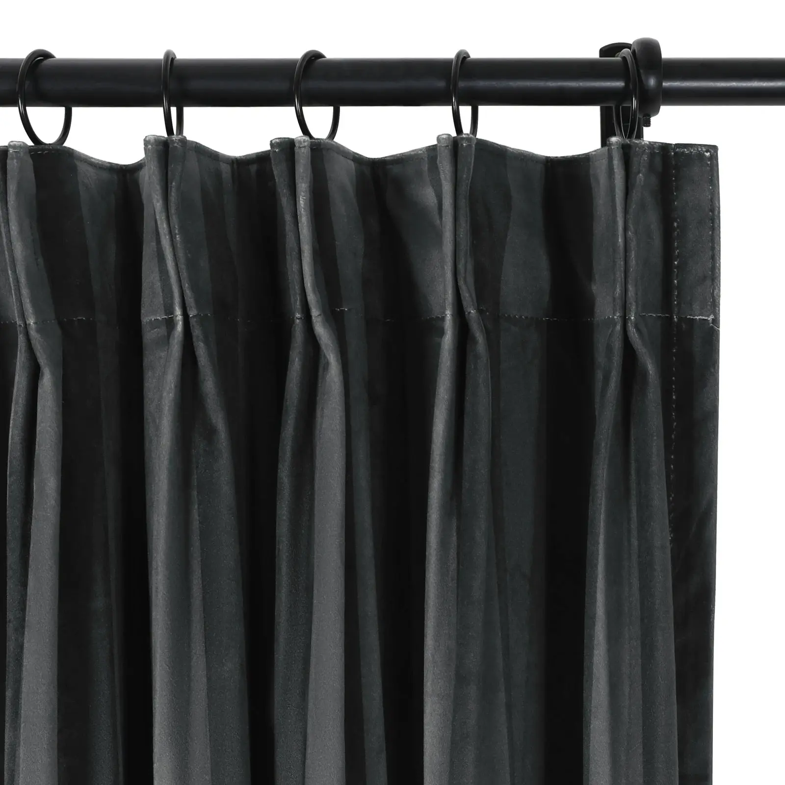 Amy Switzer Printed Velvet Pleated Drapery - Image 60