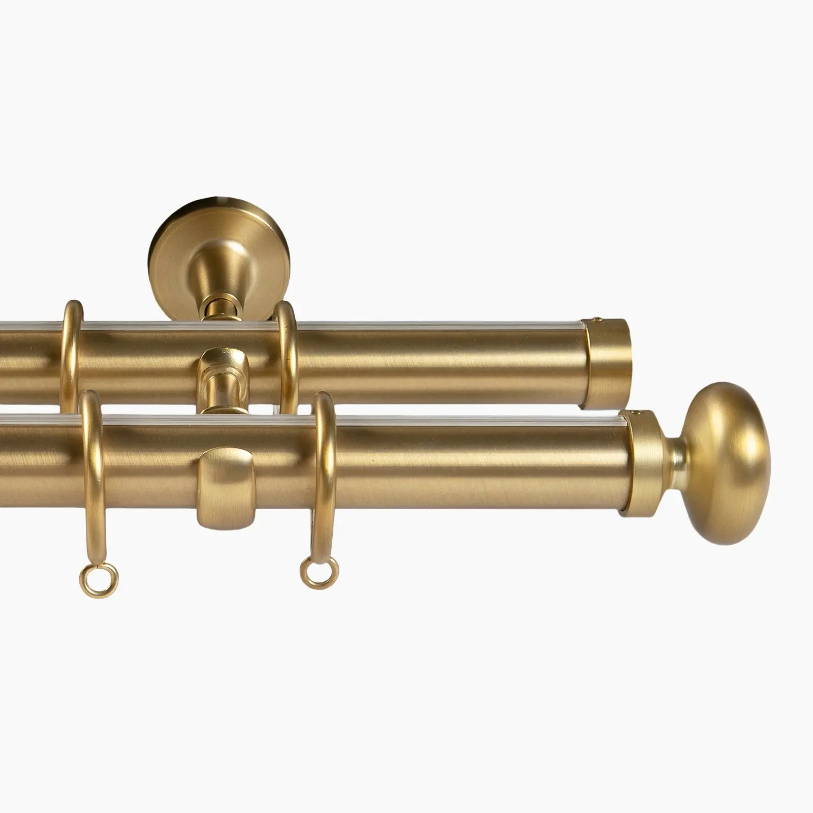 Arno Double Decorative Curtain Rod with Rings
