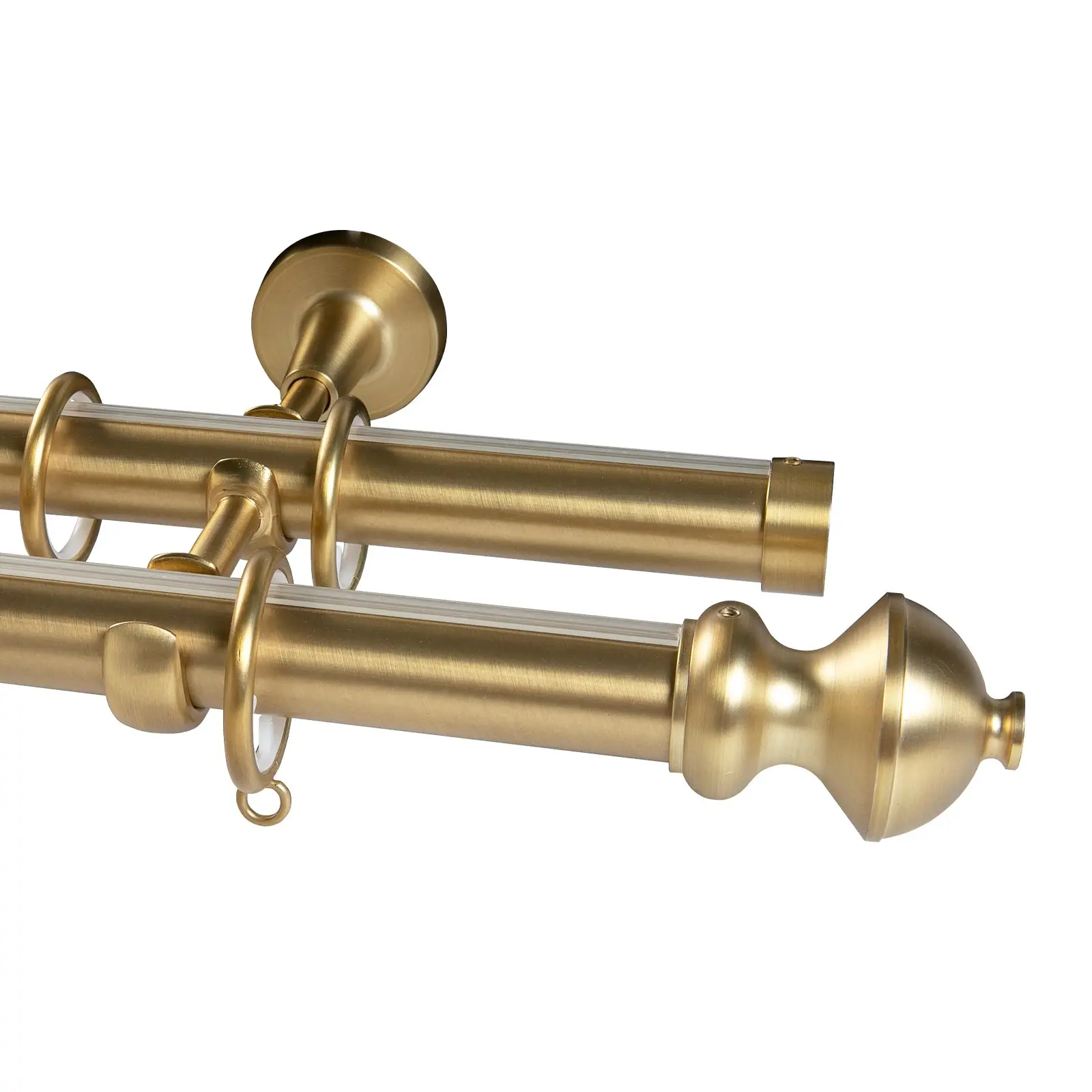 Arno Double Decorative Curtain Rod with Rings - Image 12