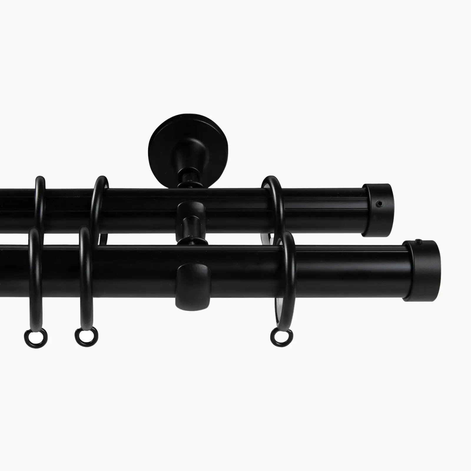 Arno Double Decorative Curtain Rod with Rings - Image 15