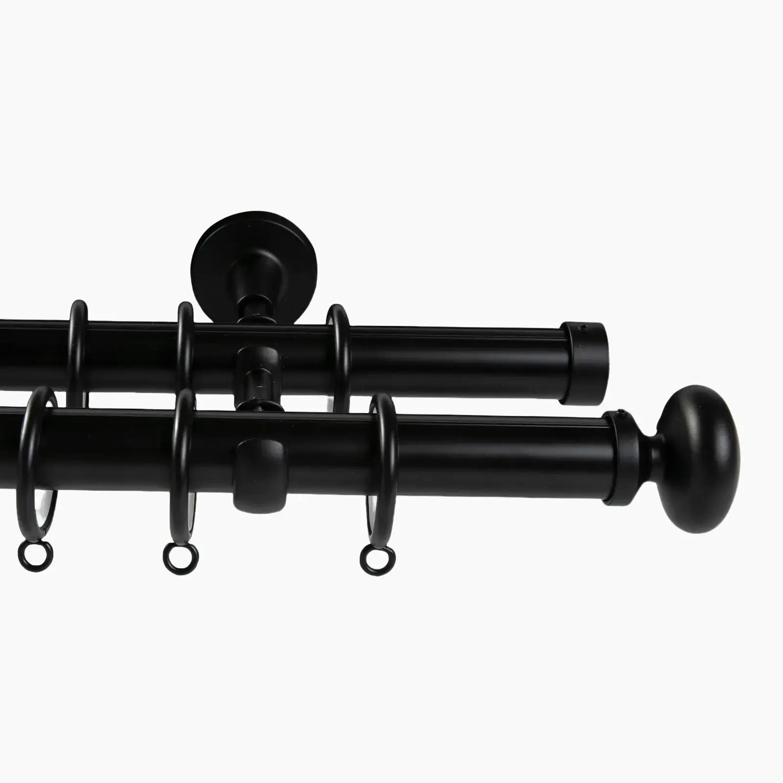 Arno Double Decorative Curtain Rod with Rings - Image 16
