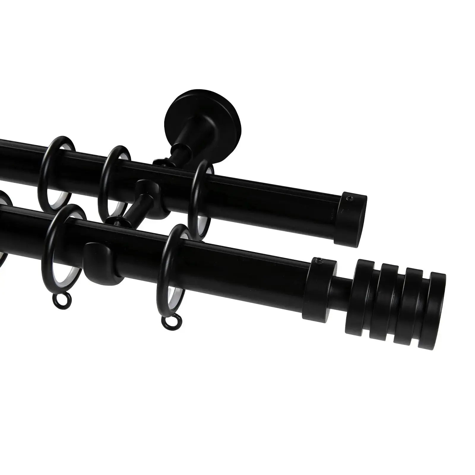 Arno Double Decorative Curtain Rod with Rings - Image 19