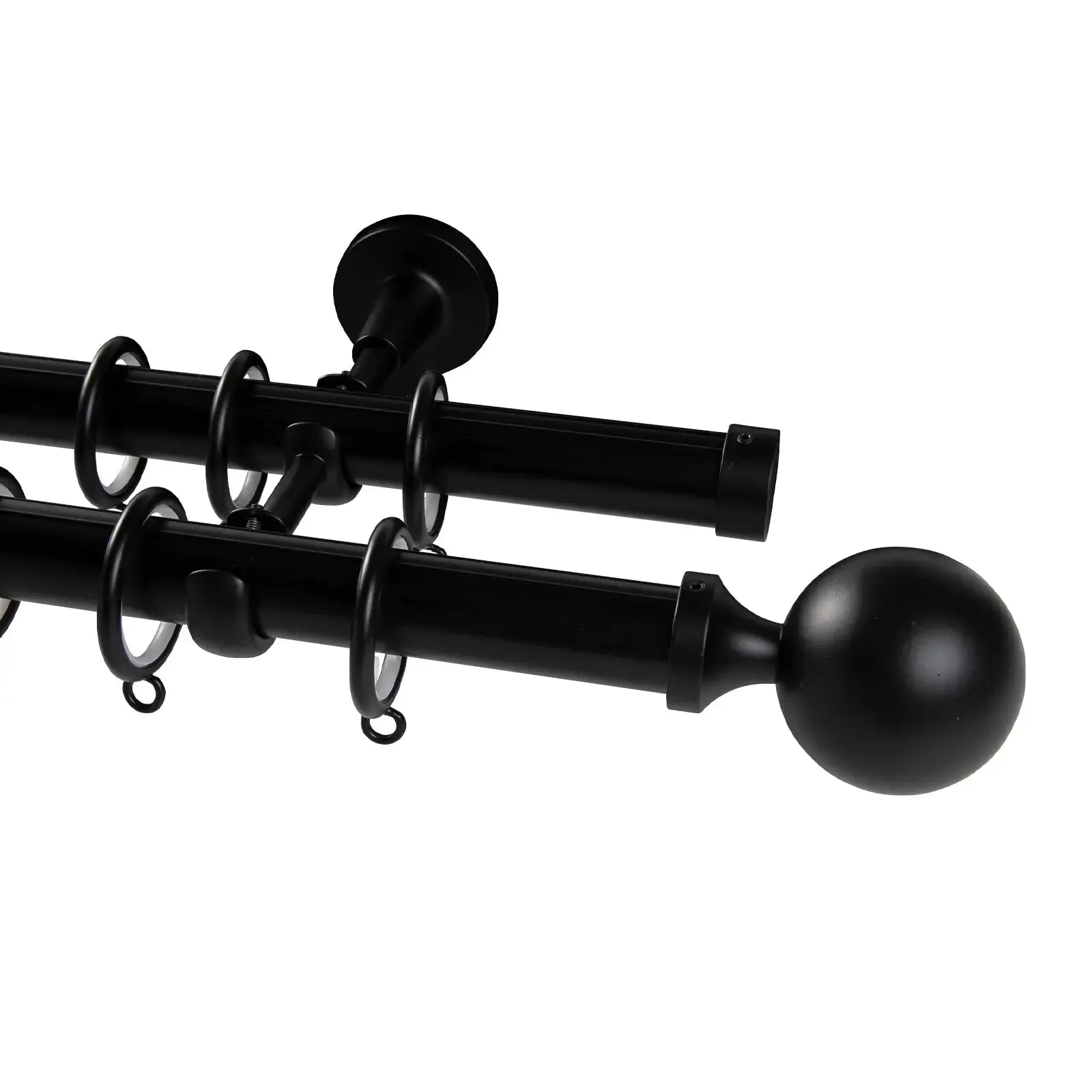 Arno Double Decorative Curtain Rod with Rings - Image 20