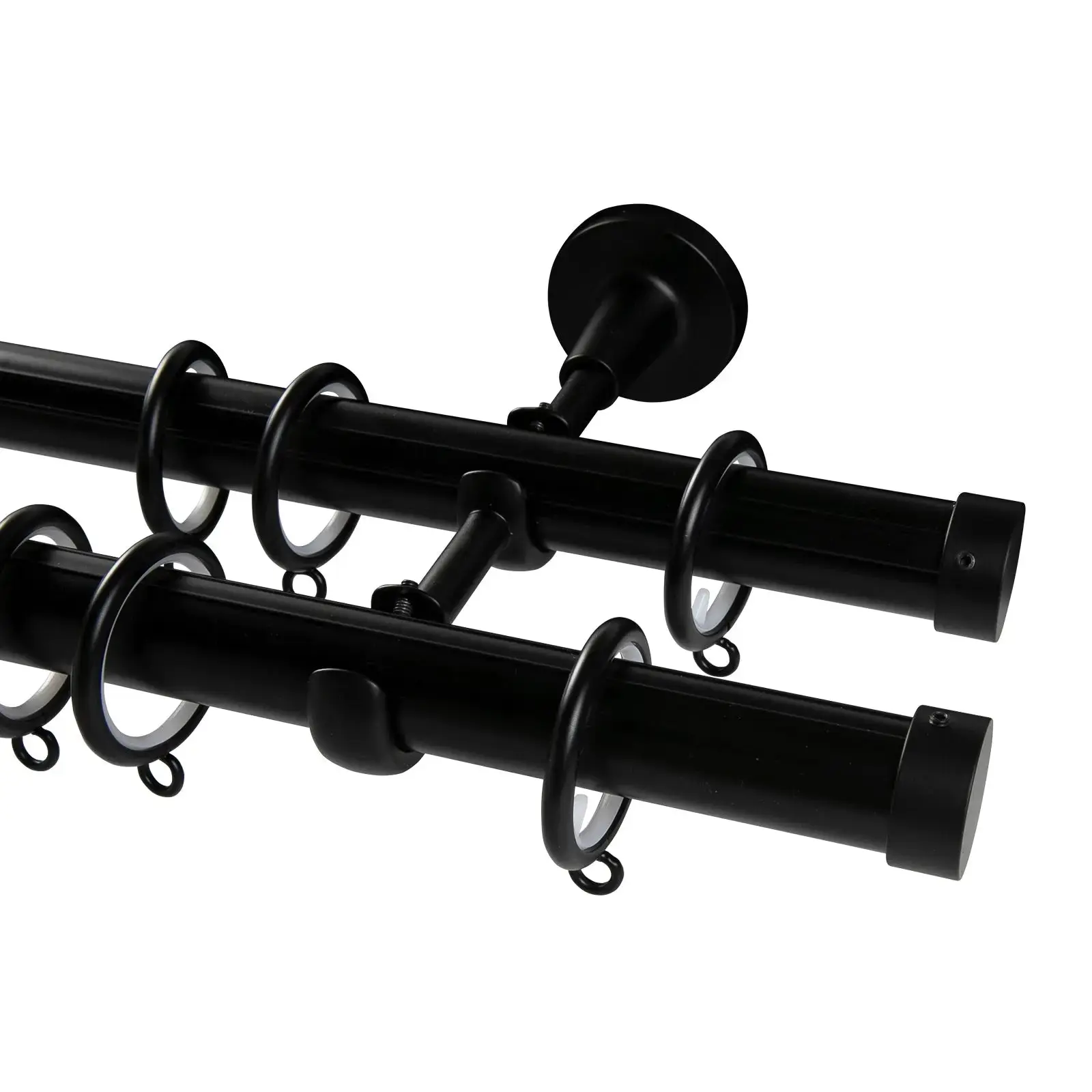 Arno Double Decorative Curtain Rod with Rings - Image 21