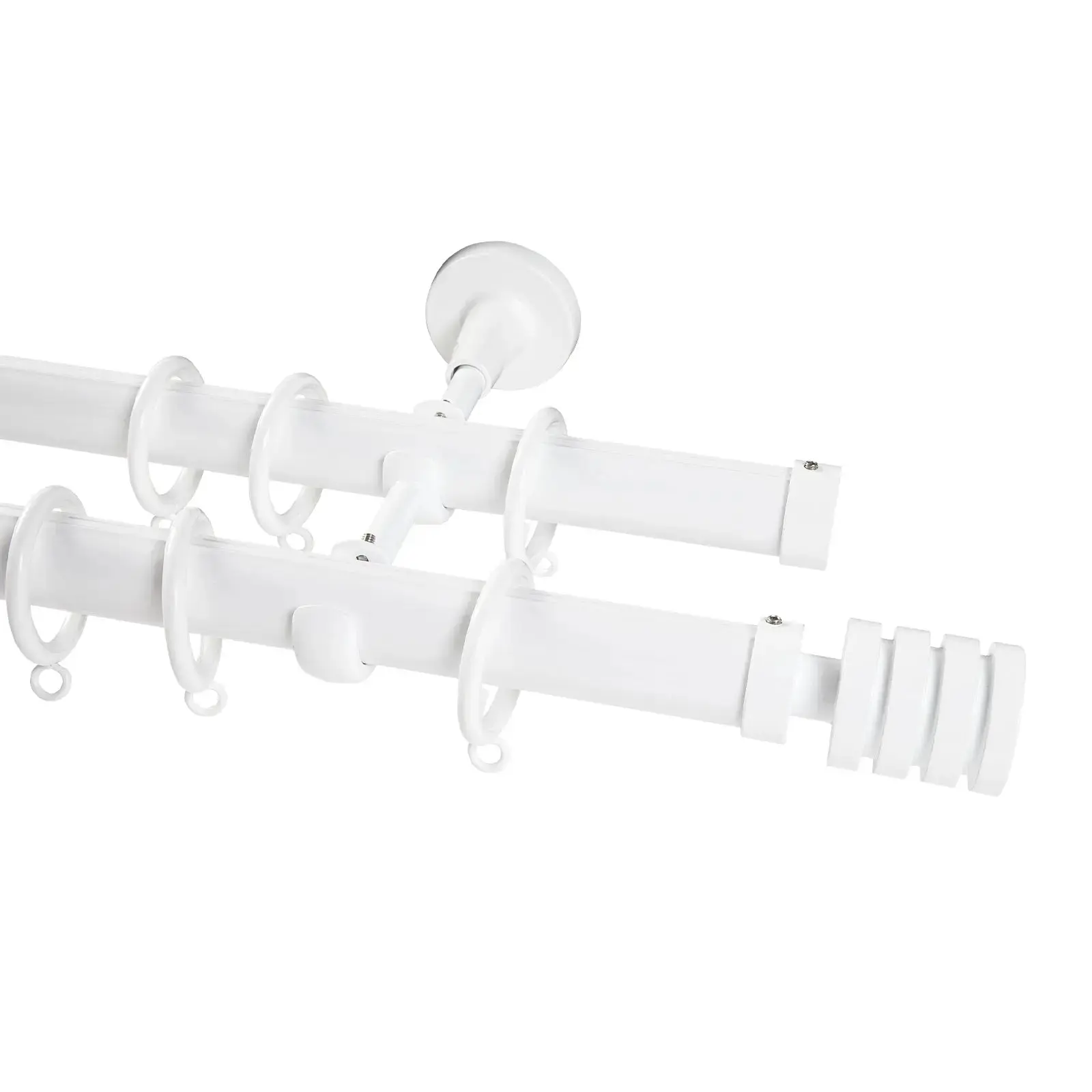 Arno Double Decorative Curtain Rod with Rings - Image 23