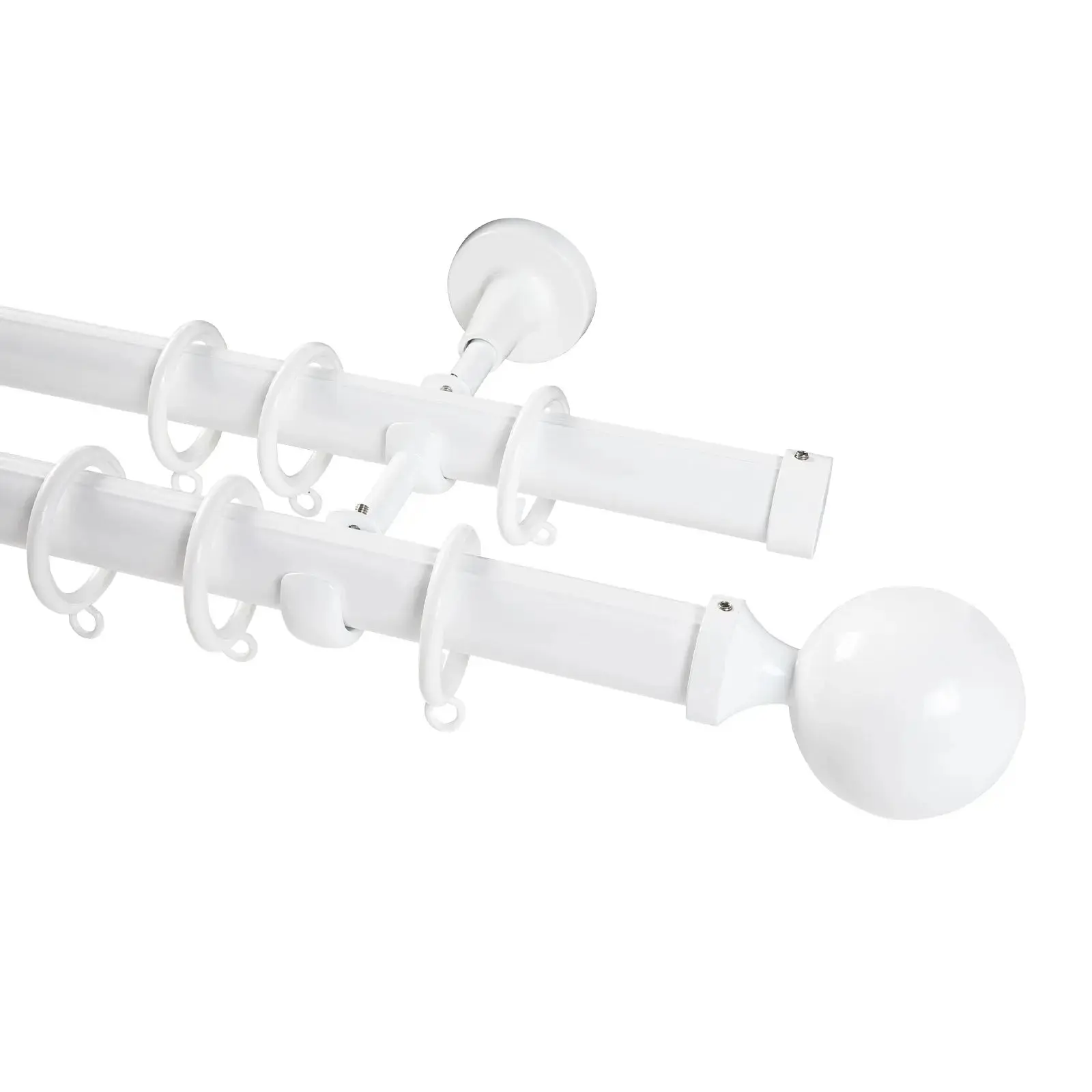 Arno Double Decorative Curtain Rod with Rings - Image 24