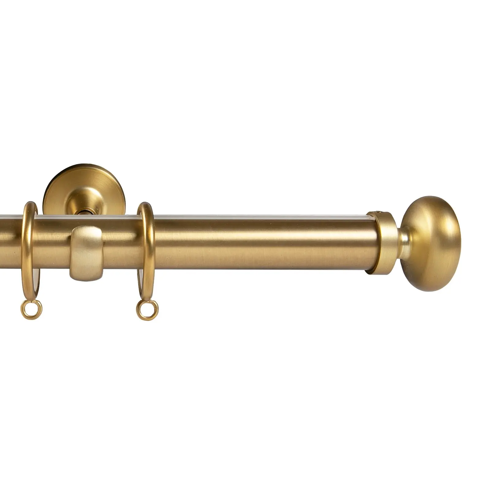 Arno Single Decorative Curtain Rod with Rings - Image 18
