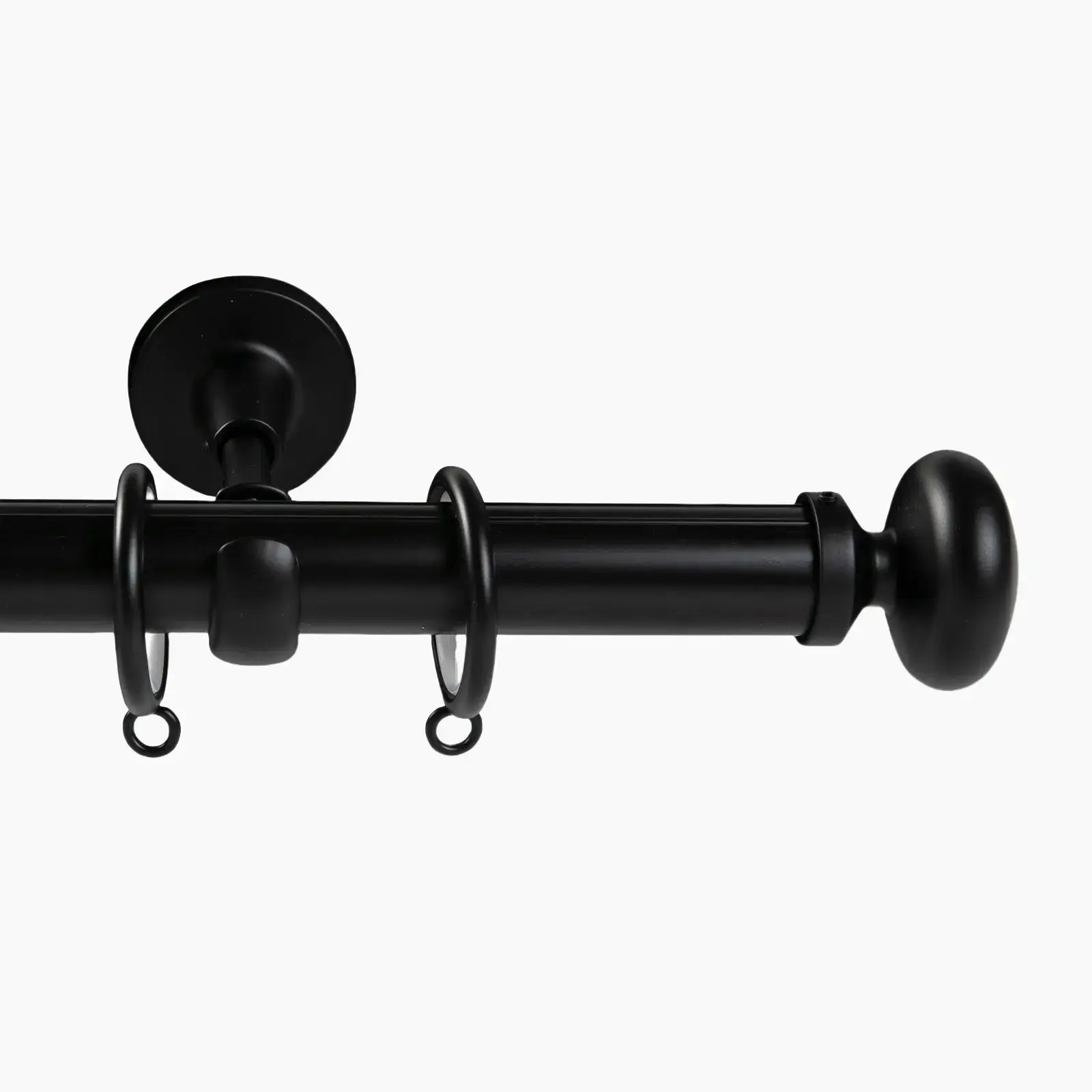 Arno Single Decorative Curtain Rod with Rings - Image 21