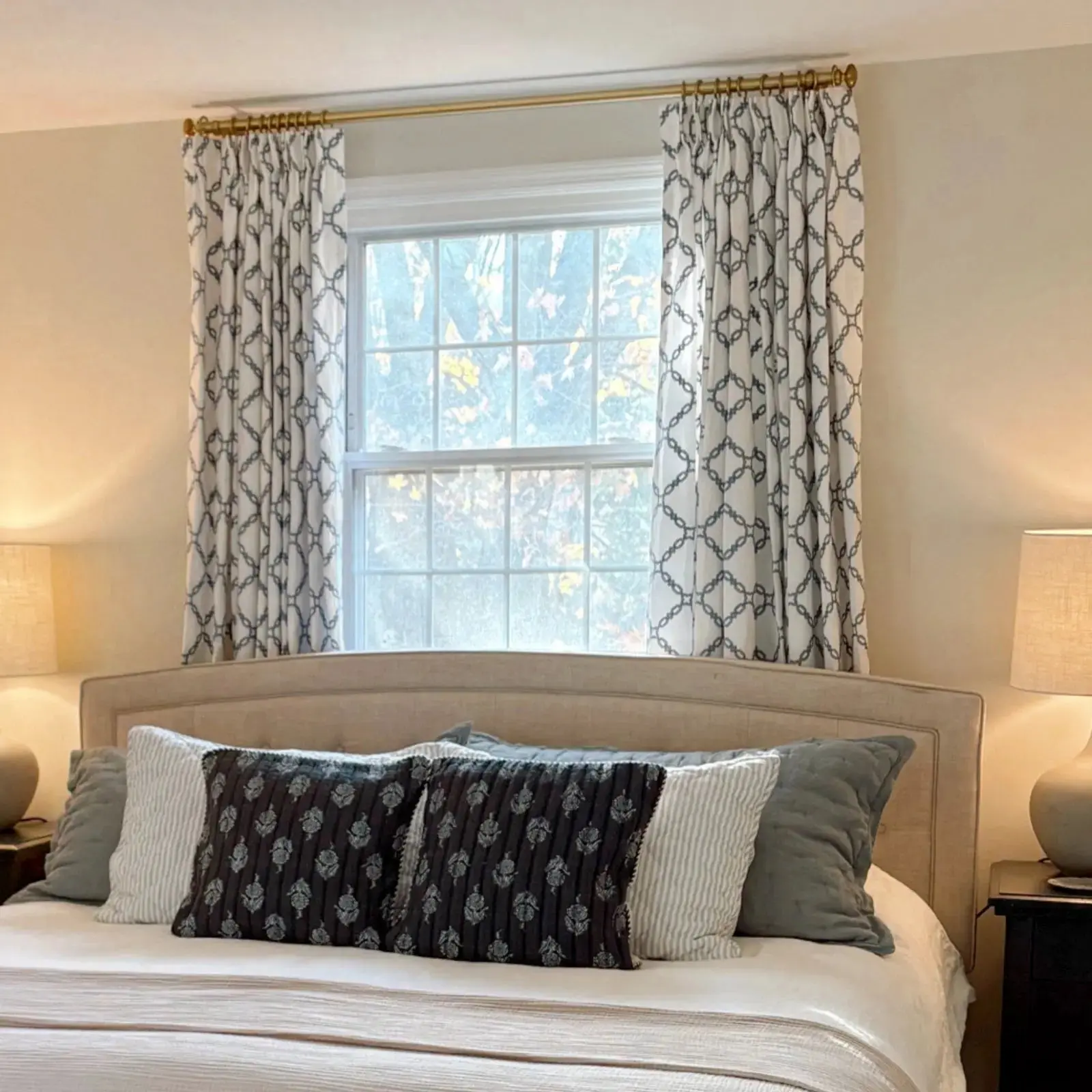 Arno Single Decorative Curtain Rod with Rings - Image 36