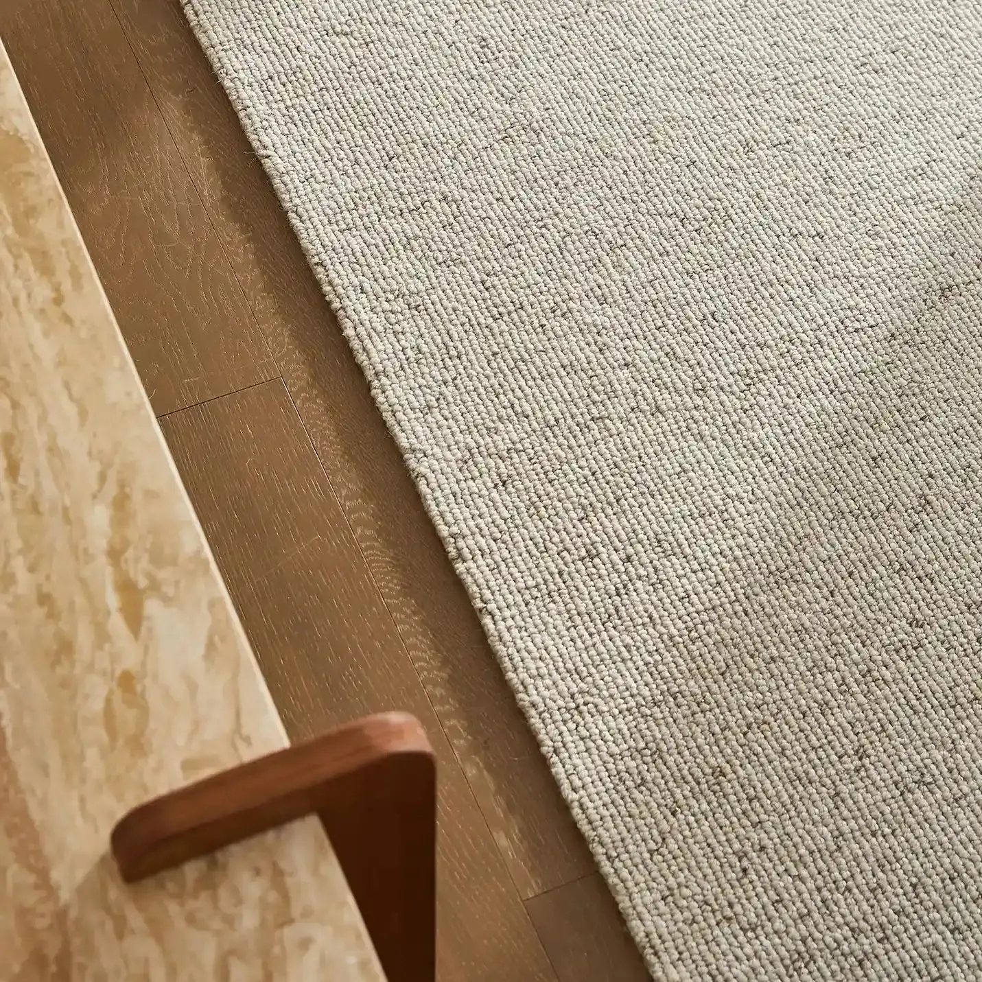 Elvis Popcorn-Textured Wool Rug