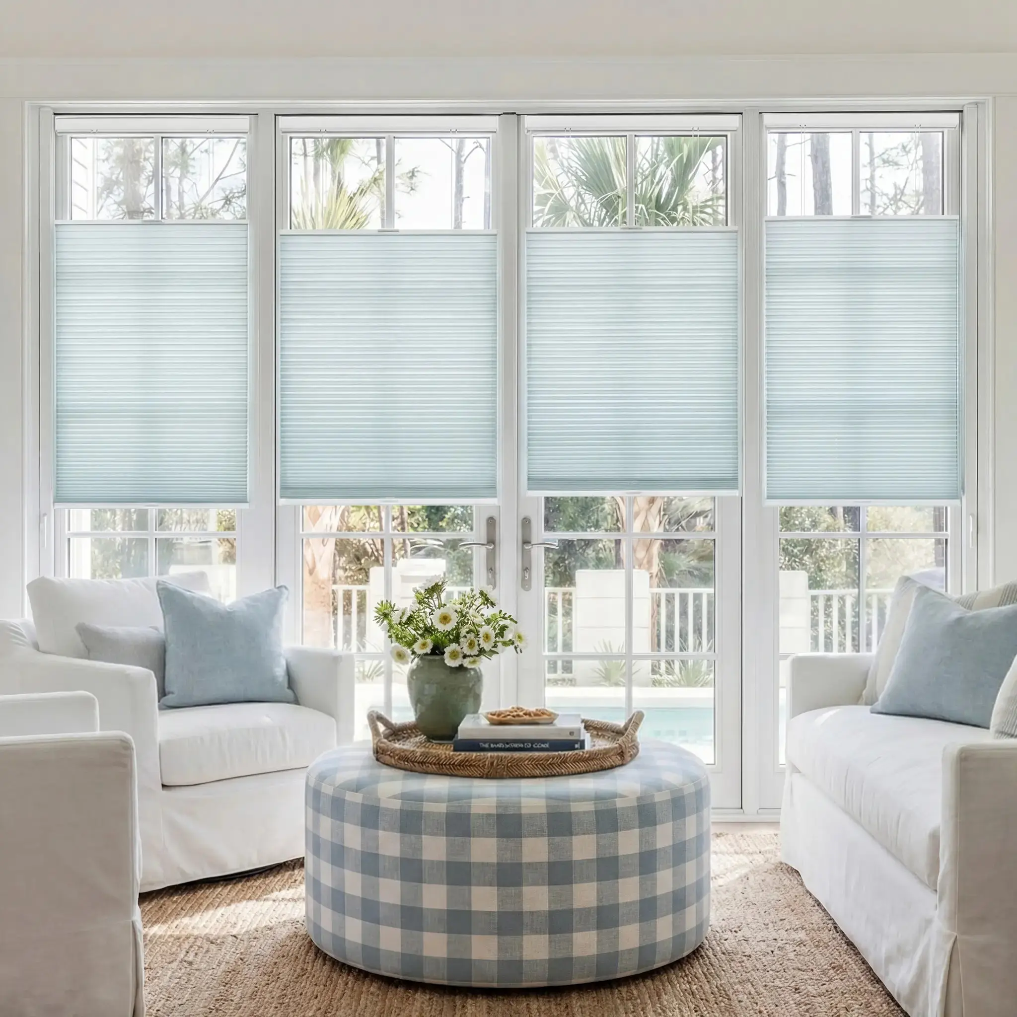 Aura Top Down Bottom Up Blackout Cellular Window Shades Cordless - Image 10