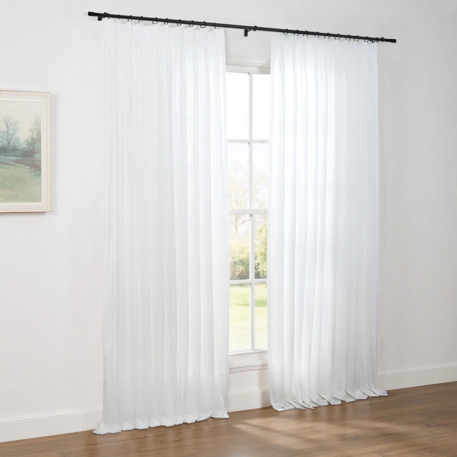 Bella Scratch Resistant Pet-Friendly Sheer Curtain Pleated - Image 14