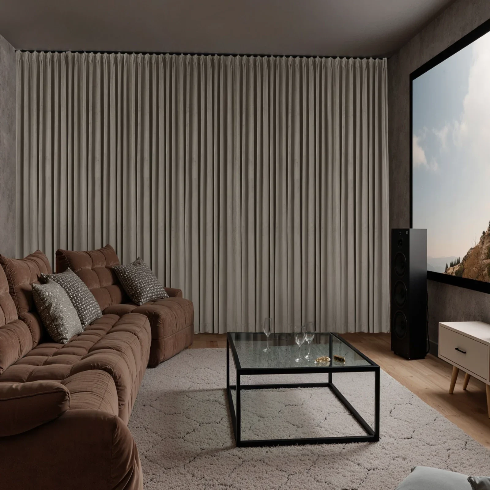 Birkin Velvet Blackout Theater Curtain