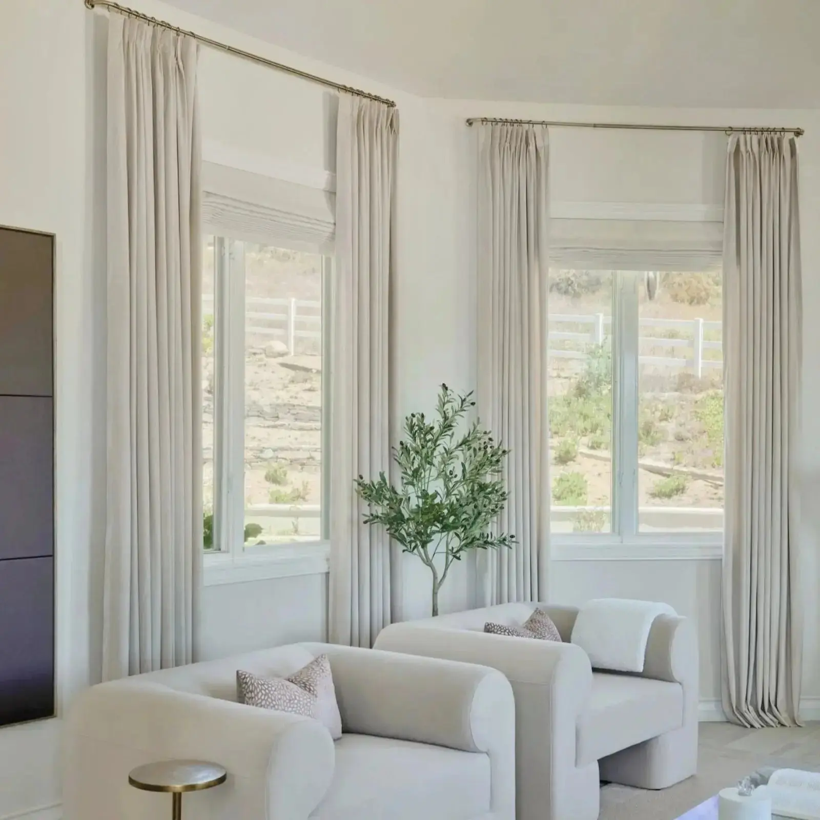 Birkin Velvet Curtain Pinch Pleated Thermal Drapes