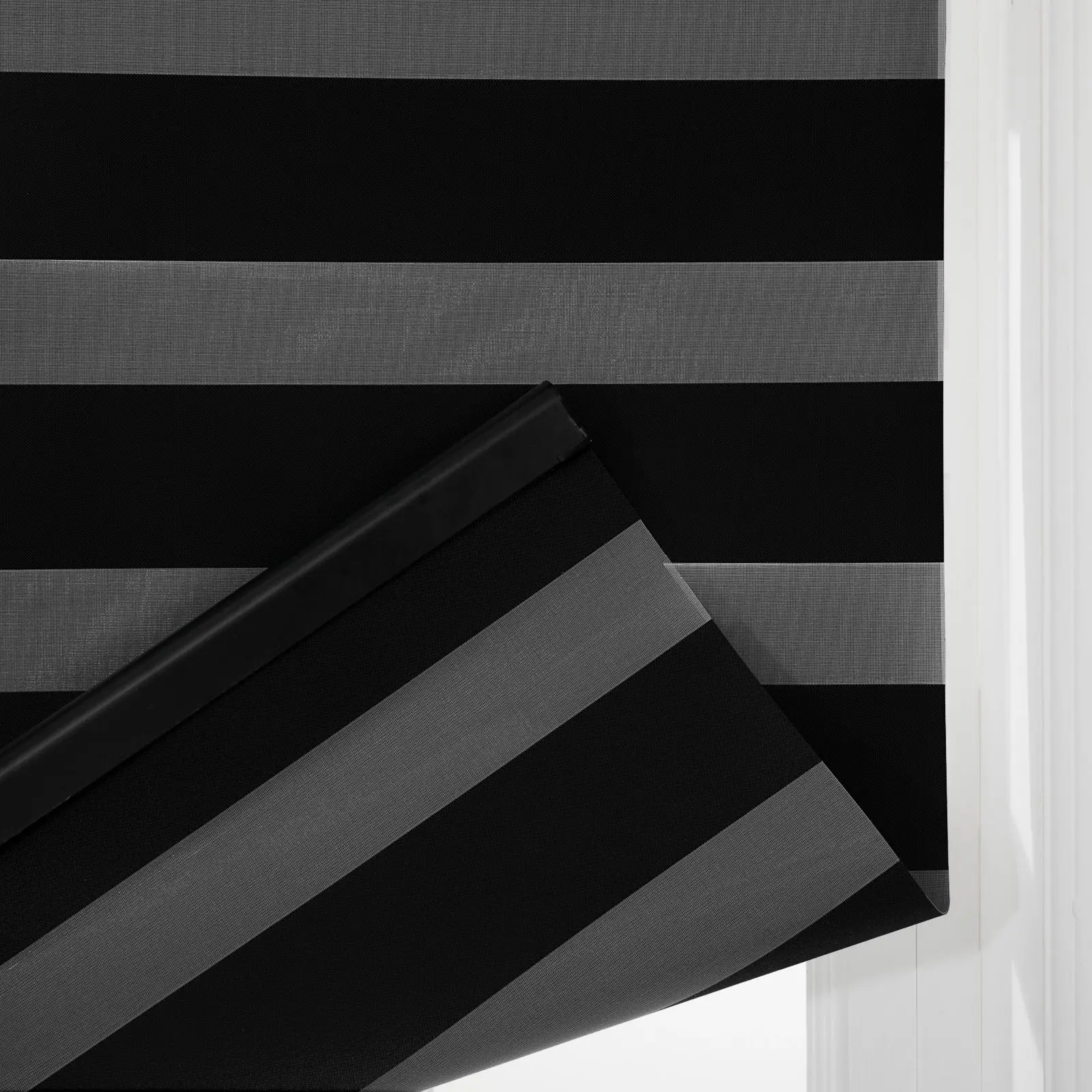 Brio Motorized Blackout Zebra Shade Cordless - Image 29