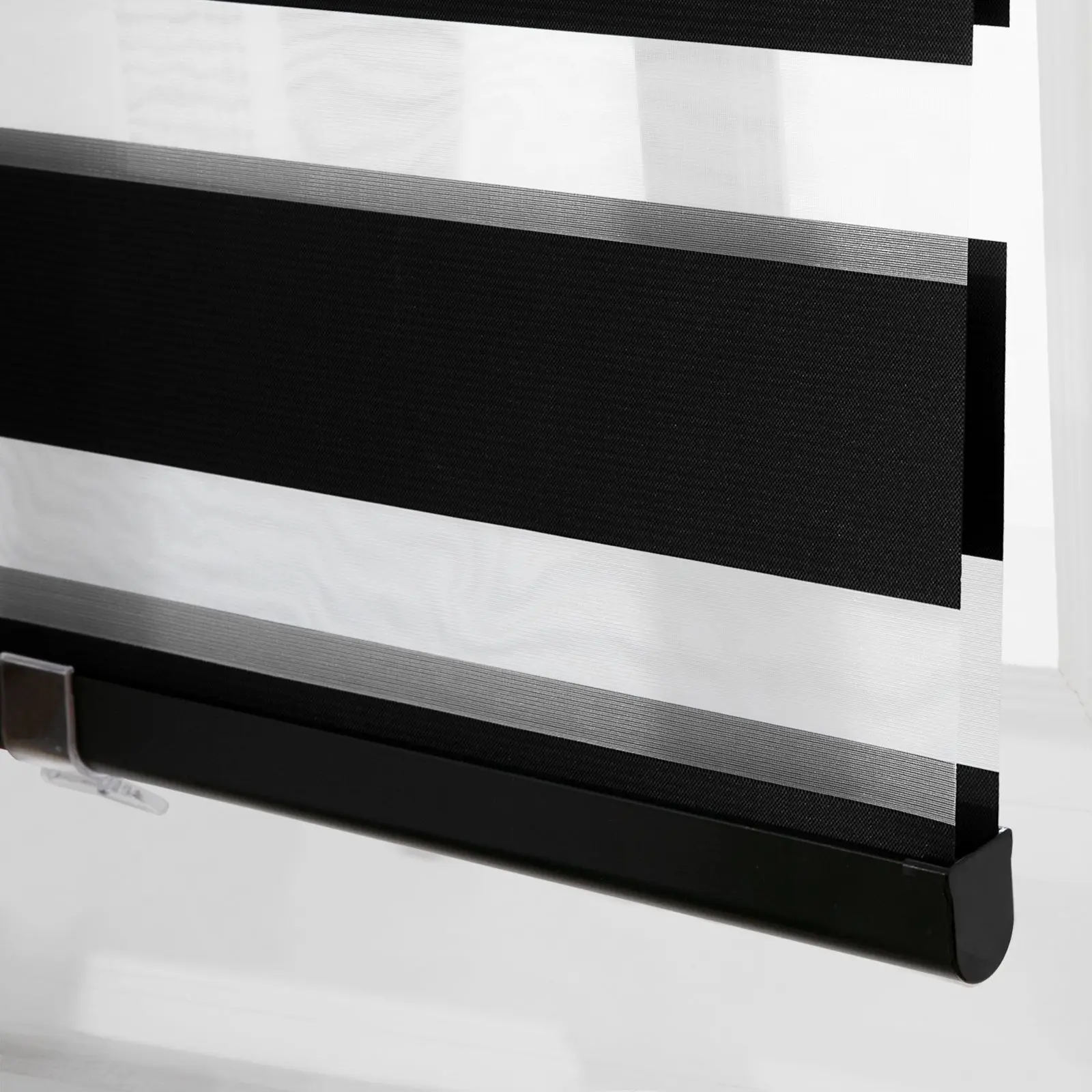 Brio Motorized Blackout Zebra Shade Cordless - Image 30
