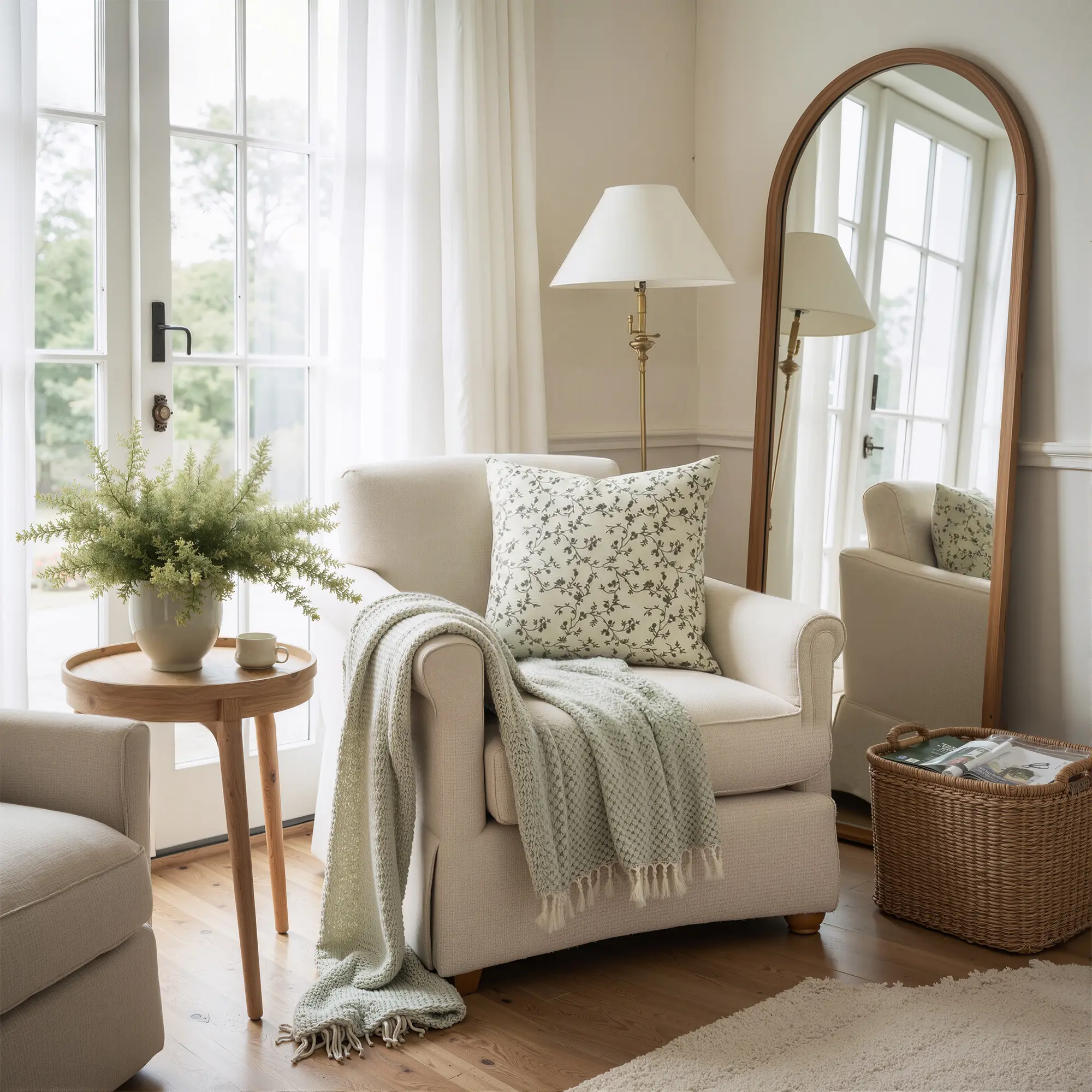 Britt Bengoechea Print Linen Cotton Pillow Cover - Image 56