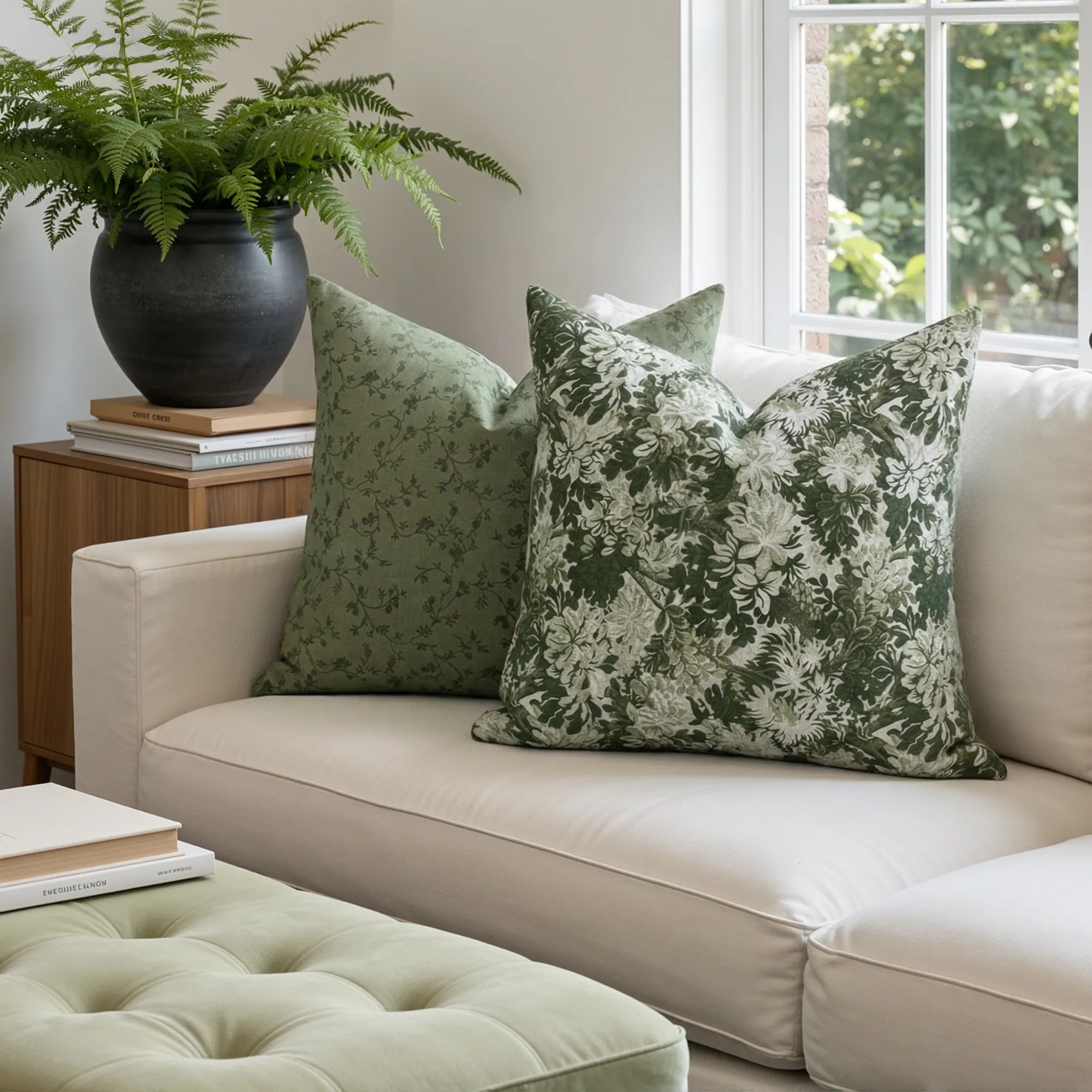 Britt Bengoechea Print Linen Cotton Pillow Cover - Image 57