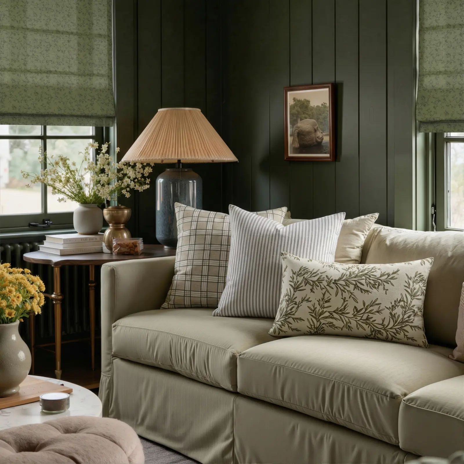 Britt Bengoechea Print Linen Cotton Pillow Cover - Image 62