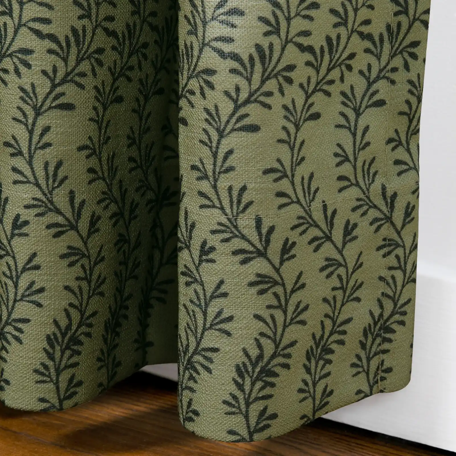 Britt Bengoechea Floral Print Linen Cotton Drapery Pleated - Image 101