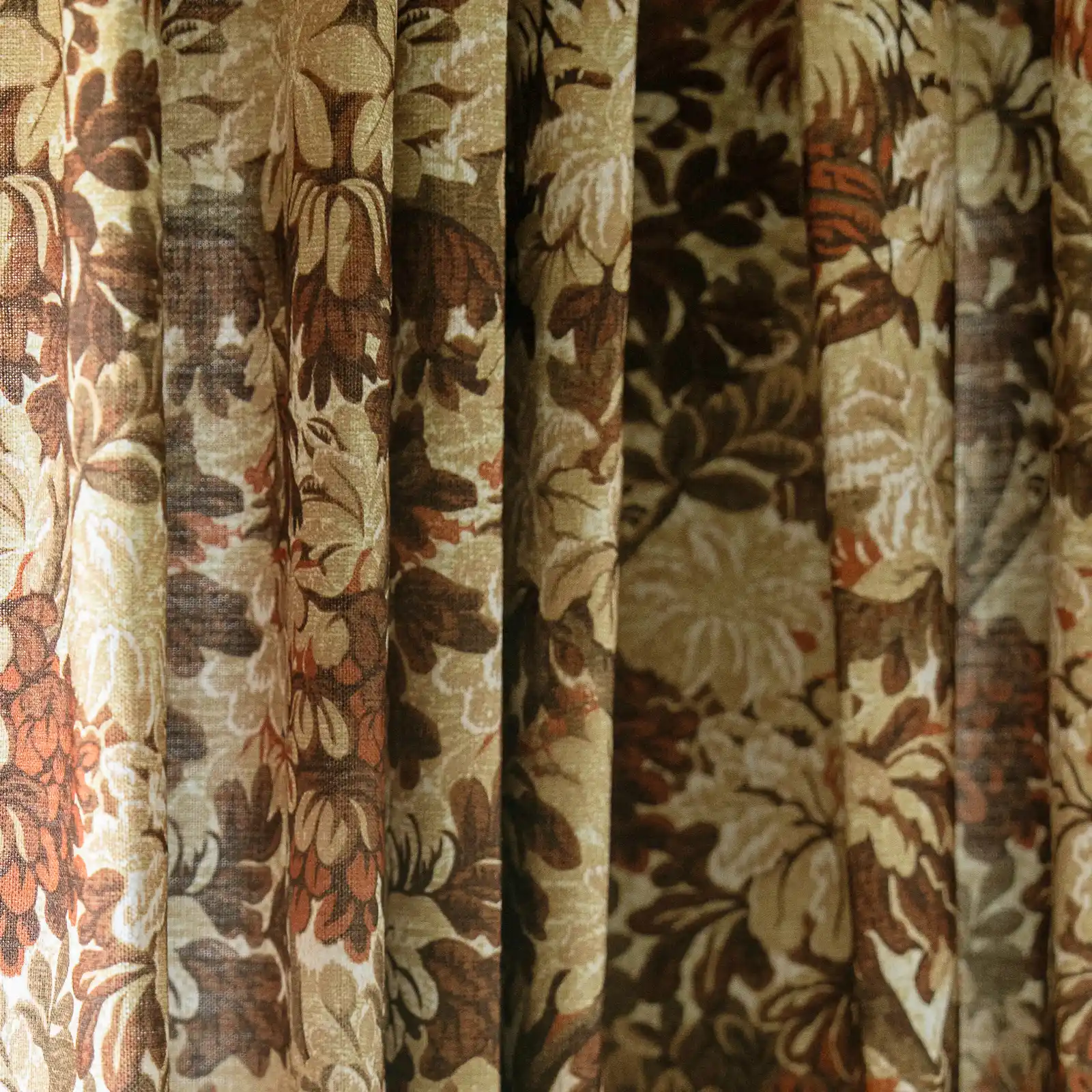 Britt Bengoechea Floral Print Linen Cotton Drapery Pleated - Image 16